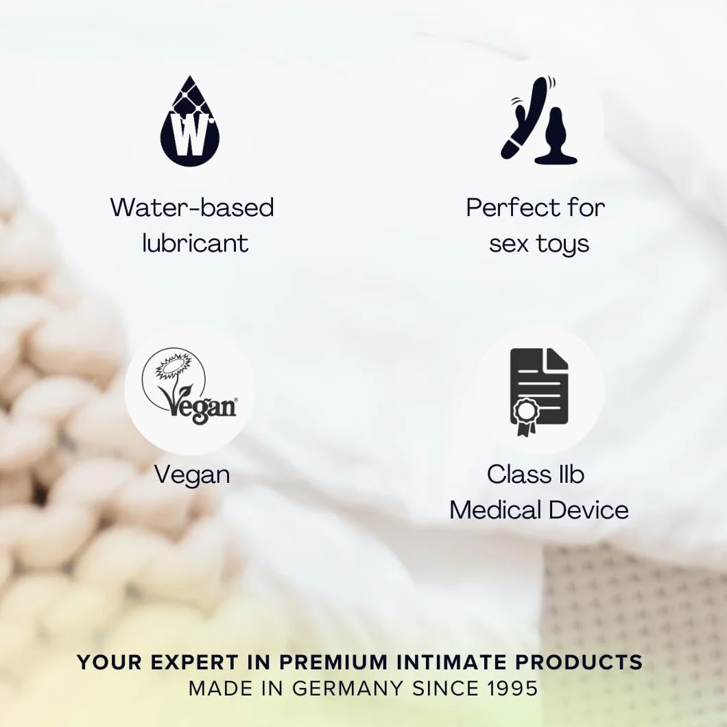 pjur WOMAN Vegan - lubrykant hydrożelowy - 100% składników wegańskich i bez testów na zwierzętach - opracowany specjalnie dla kobiet (100ml)