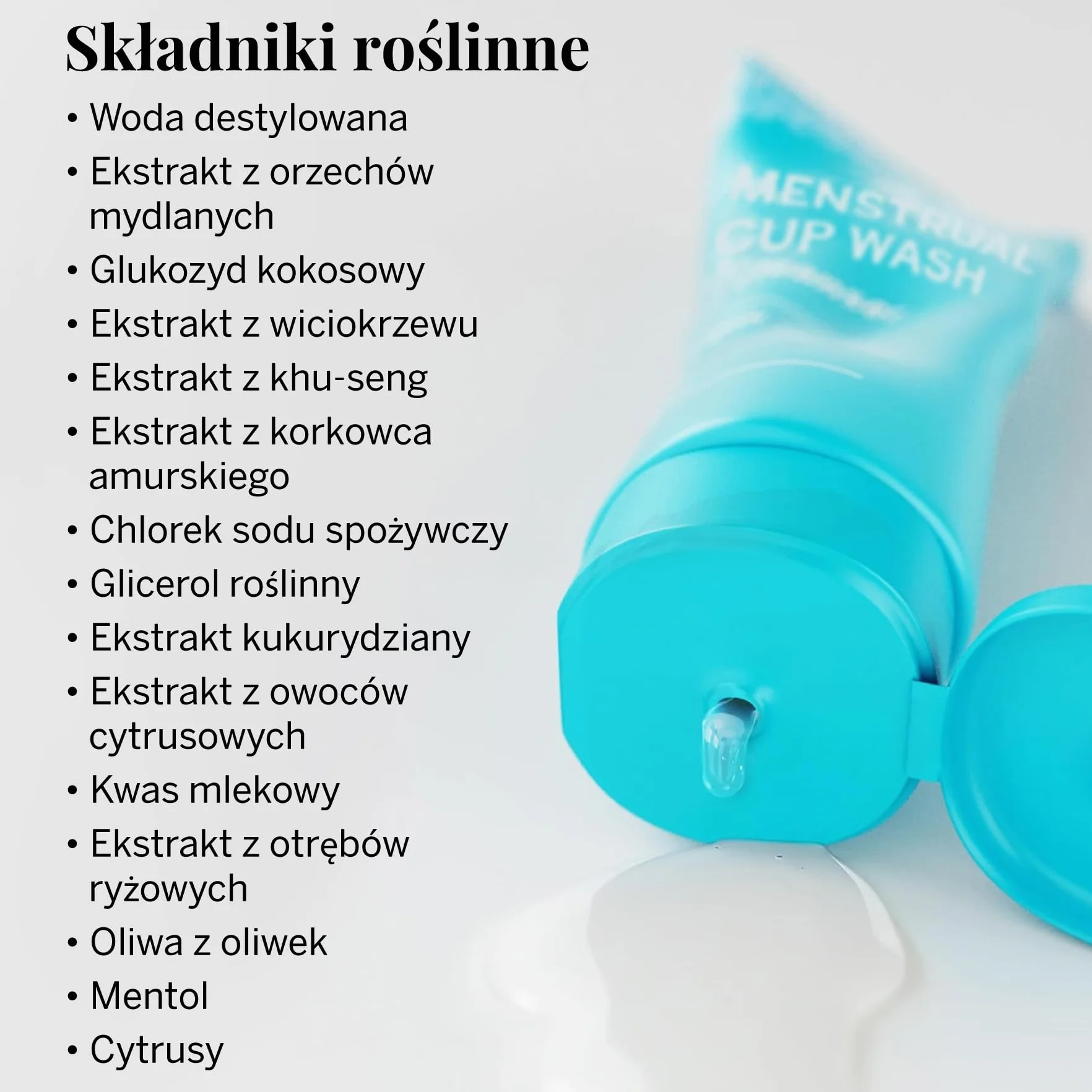 Środek do czyszczenia filiżanek menstruacyjnych – najlepsza formuła do czyszczenia filiżanek z okresu – zrównoważony biologicznie i pH – rozmiar podróżny – środek do czyszczenia żelu – mydło do