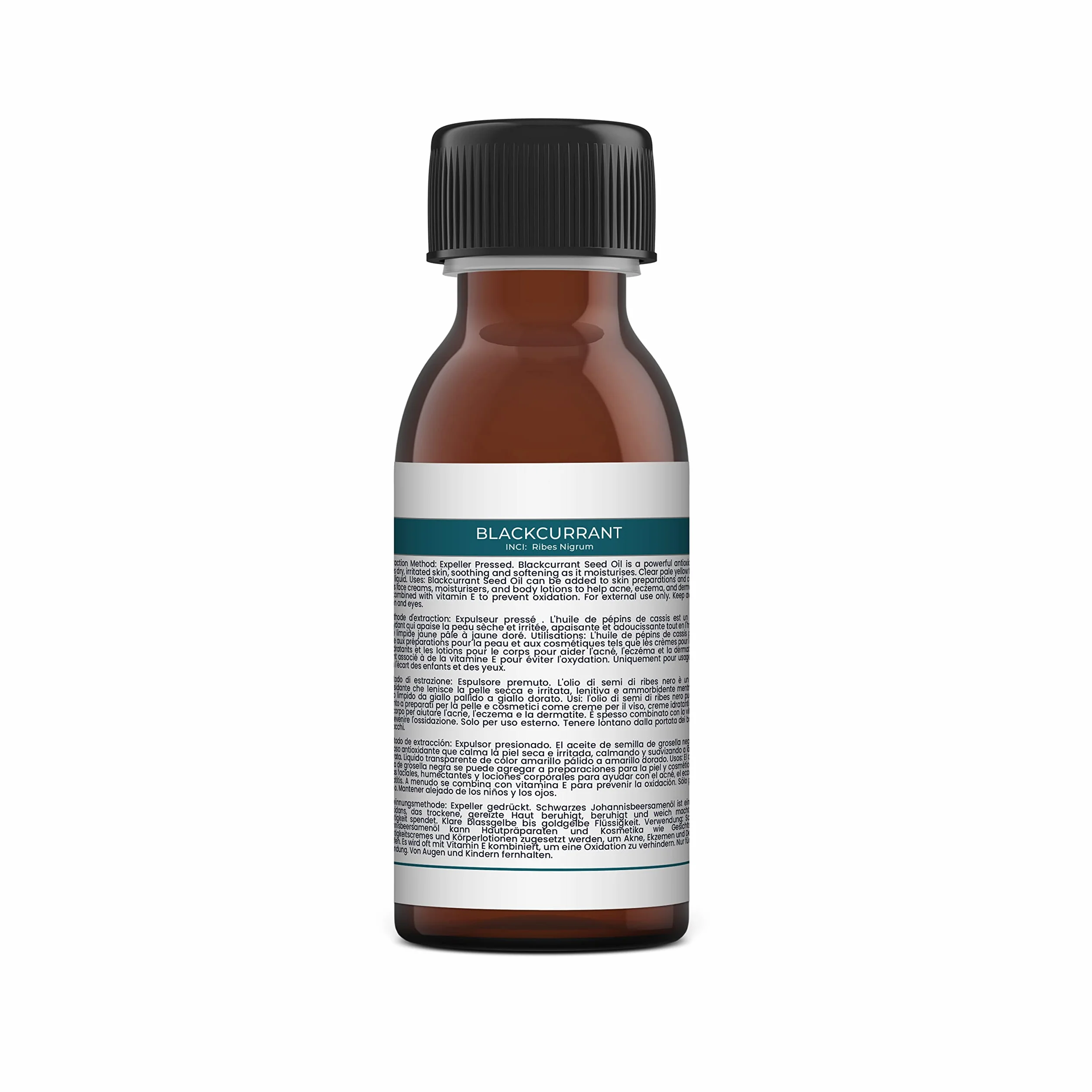Mystic Moments Olejek z czarnej porzeczki, 125 ml, czysty i naturalny olej, idealny do włosów, twarzy, paznokci, aromaterapii, masażu i rozcieńczania oleju, wegański, bez GMO
