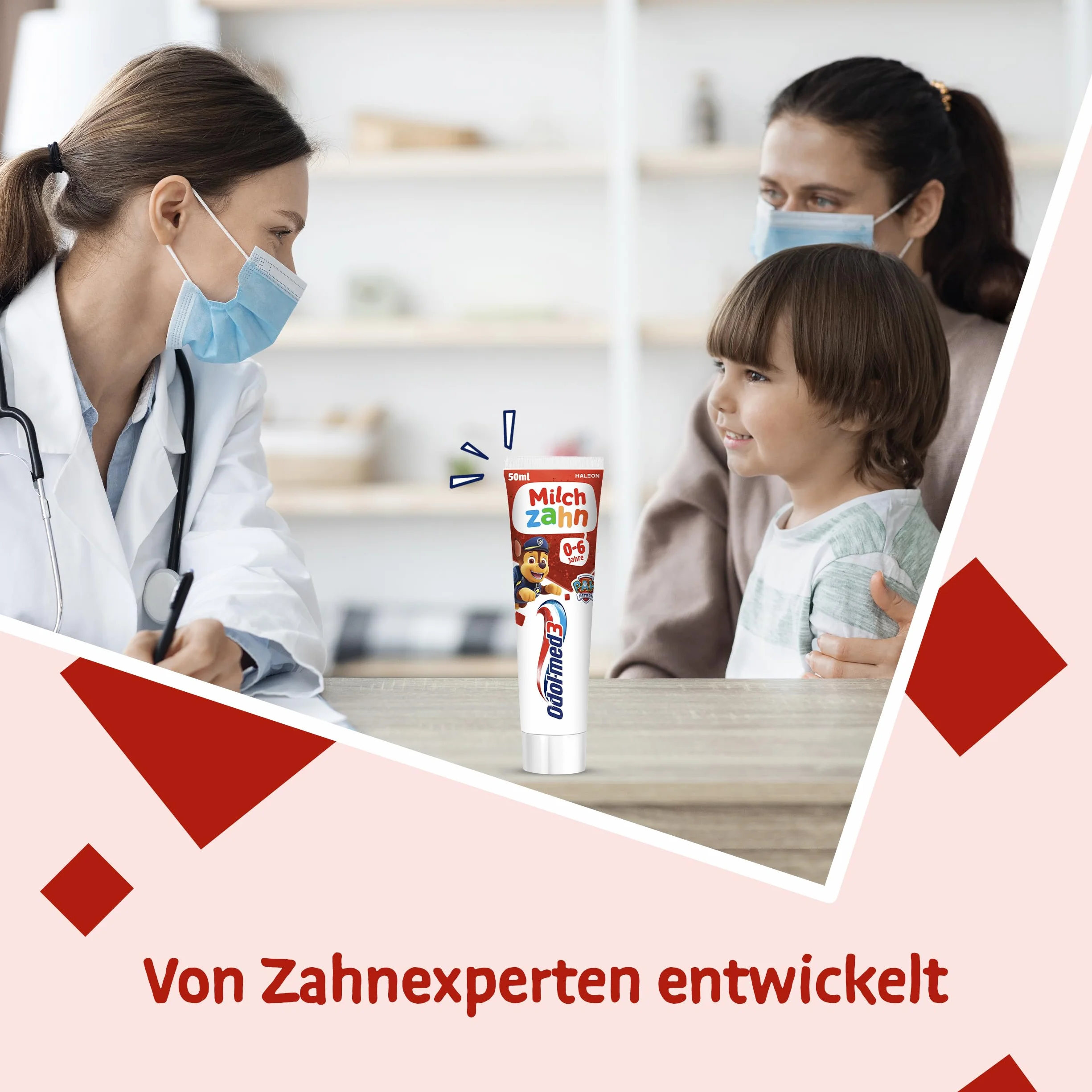 Odol-med3 pasta do zębów mlecznych dla dzieci 0-6 lat 6 x 50 ml