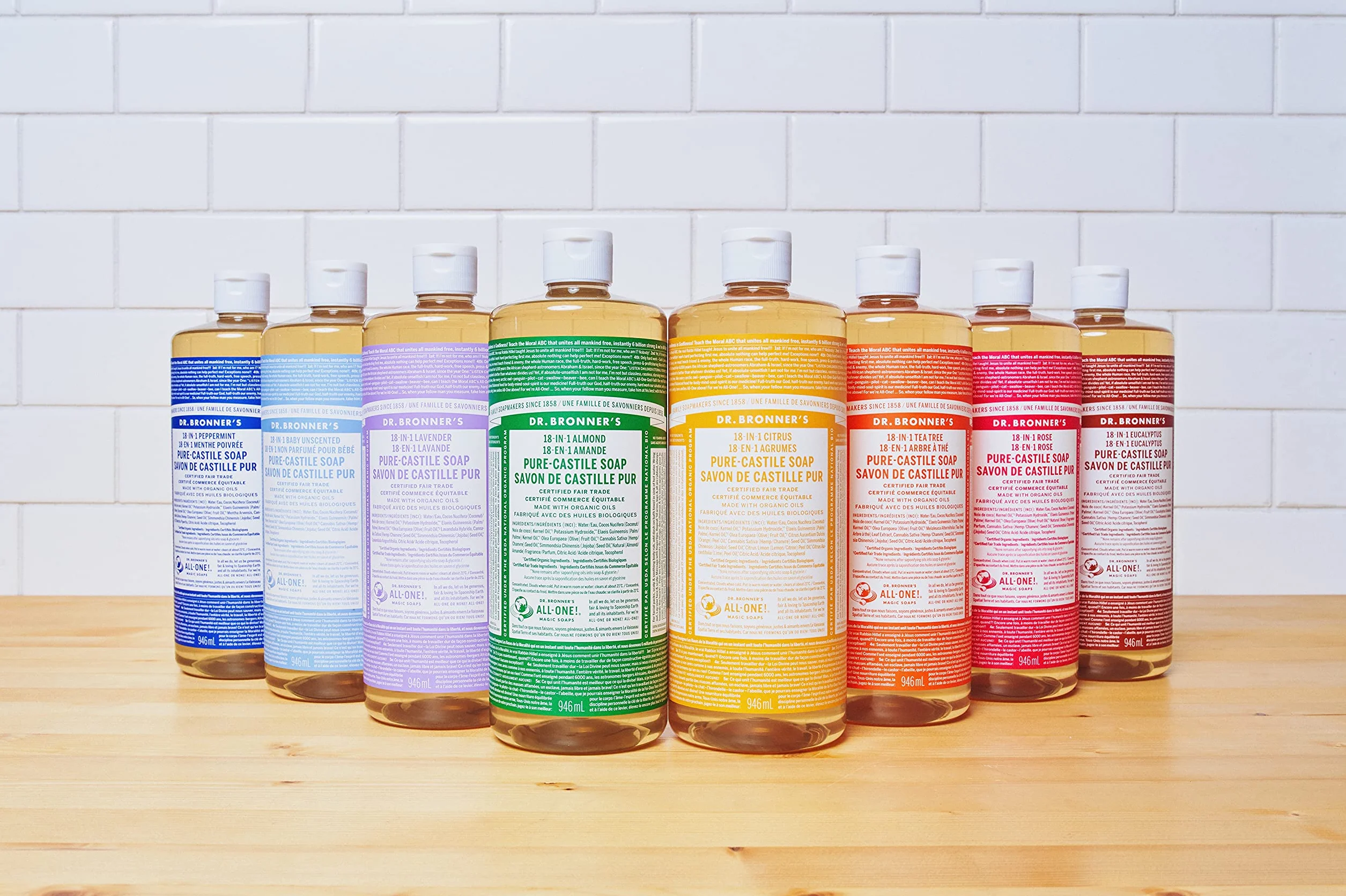Dr. Bronner's Mydło w płynie Limone/Orange - 475 ml