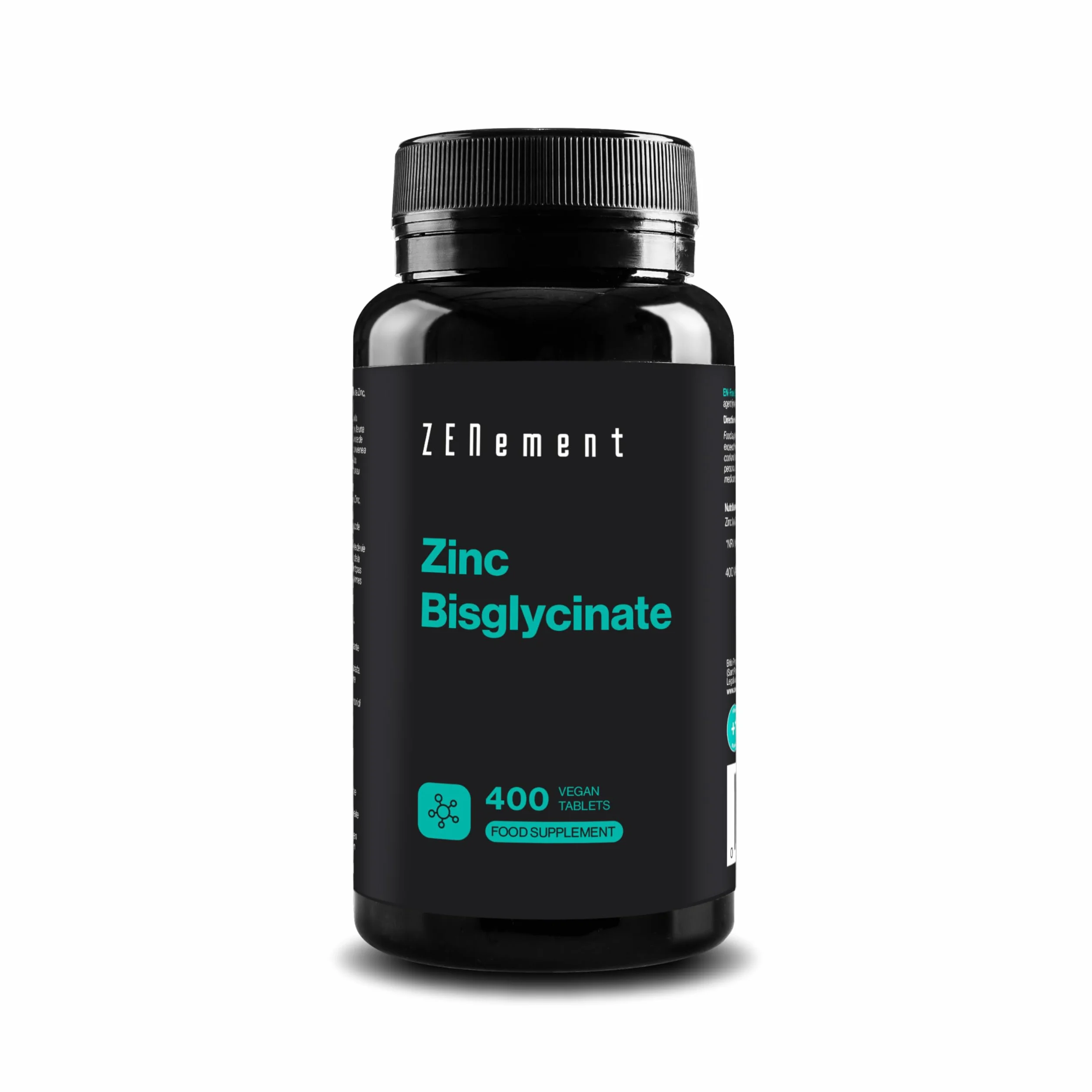 Zenement Cynk 25 mg 400 tabletek bisglicynian cynku wegański wysoka dawka