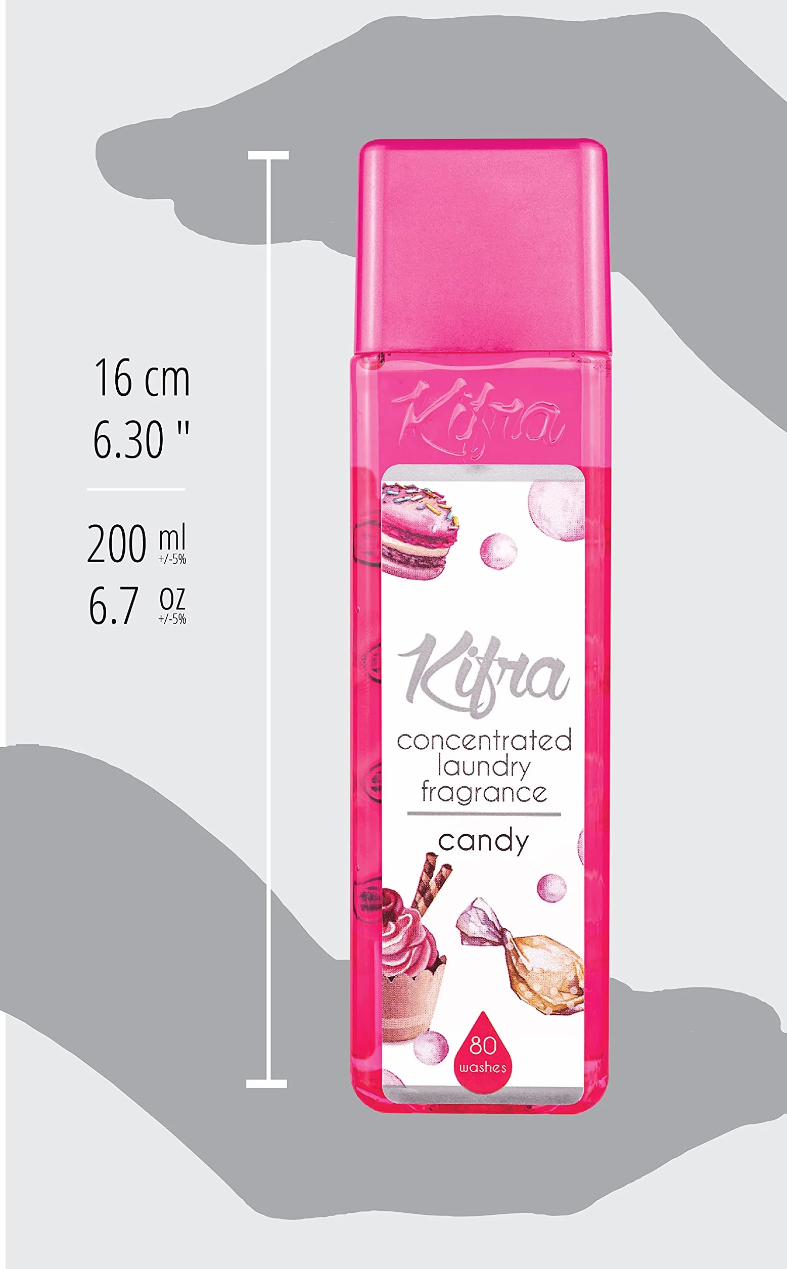 KIFRA CANDY Skoncentrowany zapach do prania 200ml 80 cykli