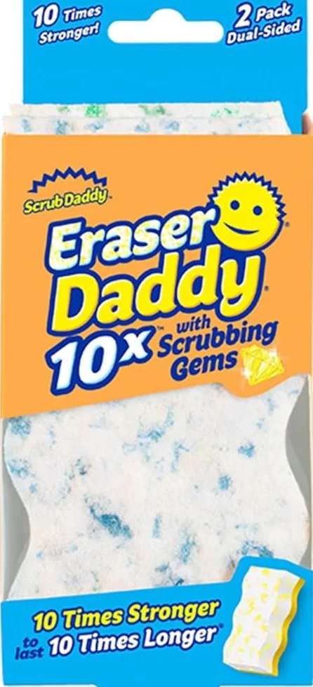 Scrub Daddy Eraser Gumka do Ścierania Biały Niebieski 2 szt.
