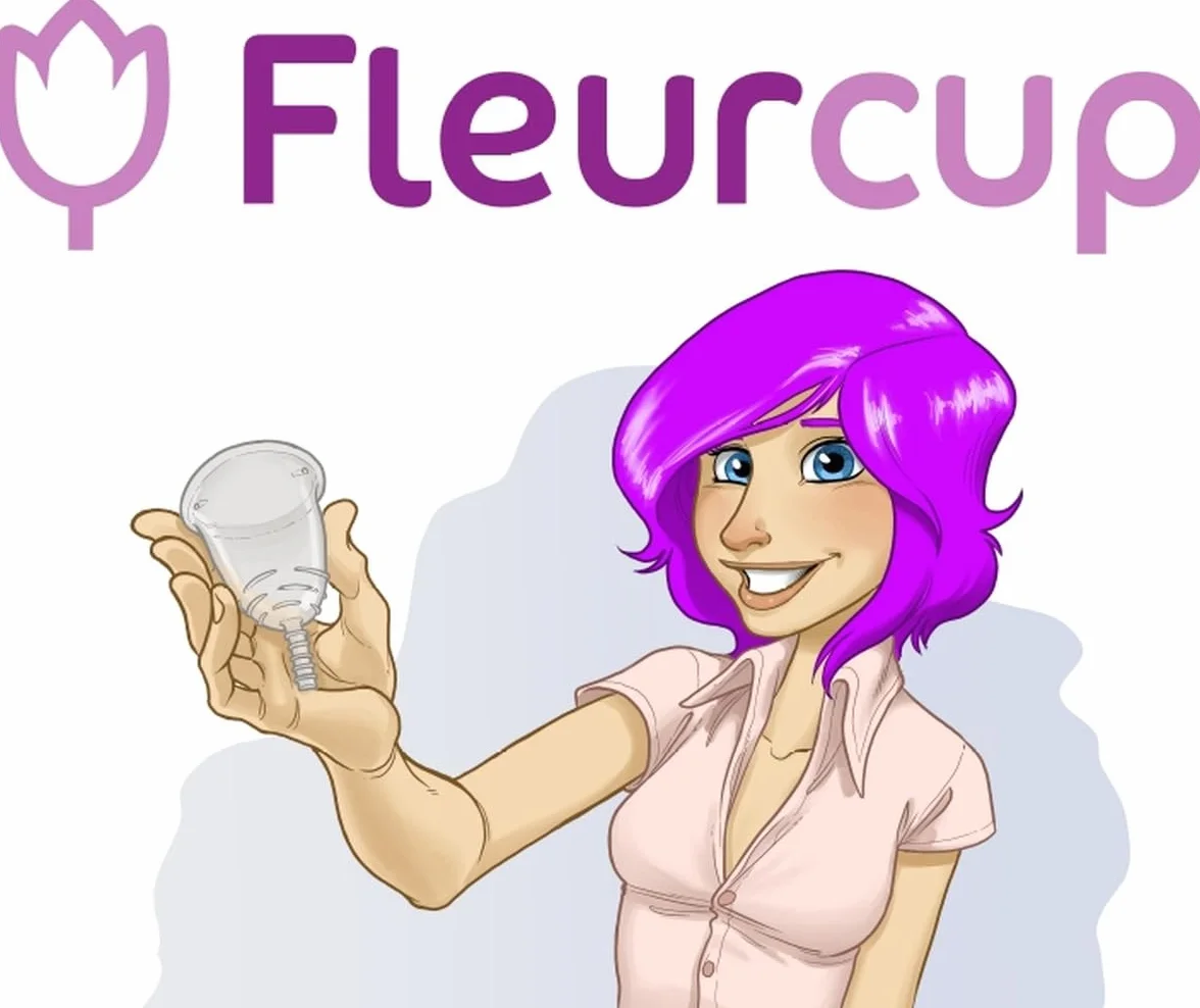 Kubeczek Menstruacyjny Fleurcup - Mały Rozmiar - Fleurcup, Produkowana We Francji, Istnieje Od 2009 Roku!