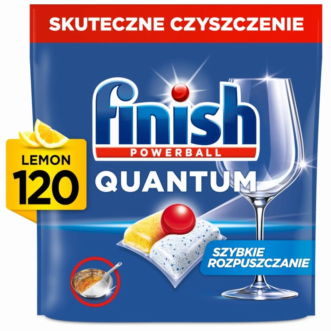 Kapsułki do zmywarki FINISH Quantum Lemon 120 szt