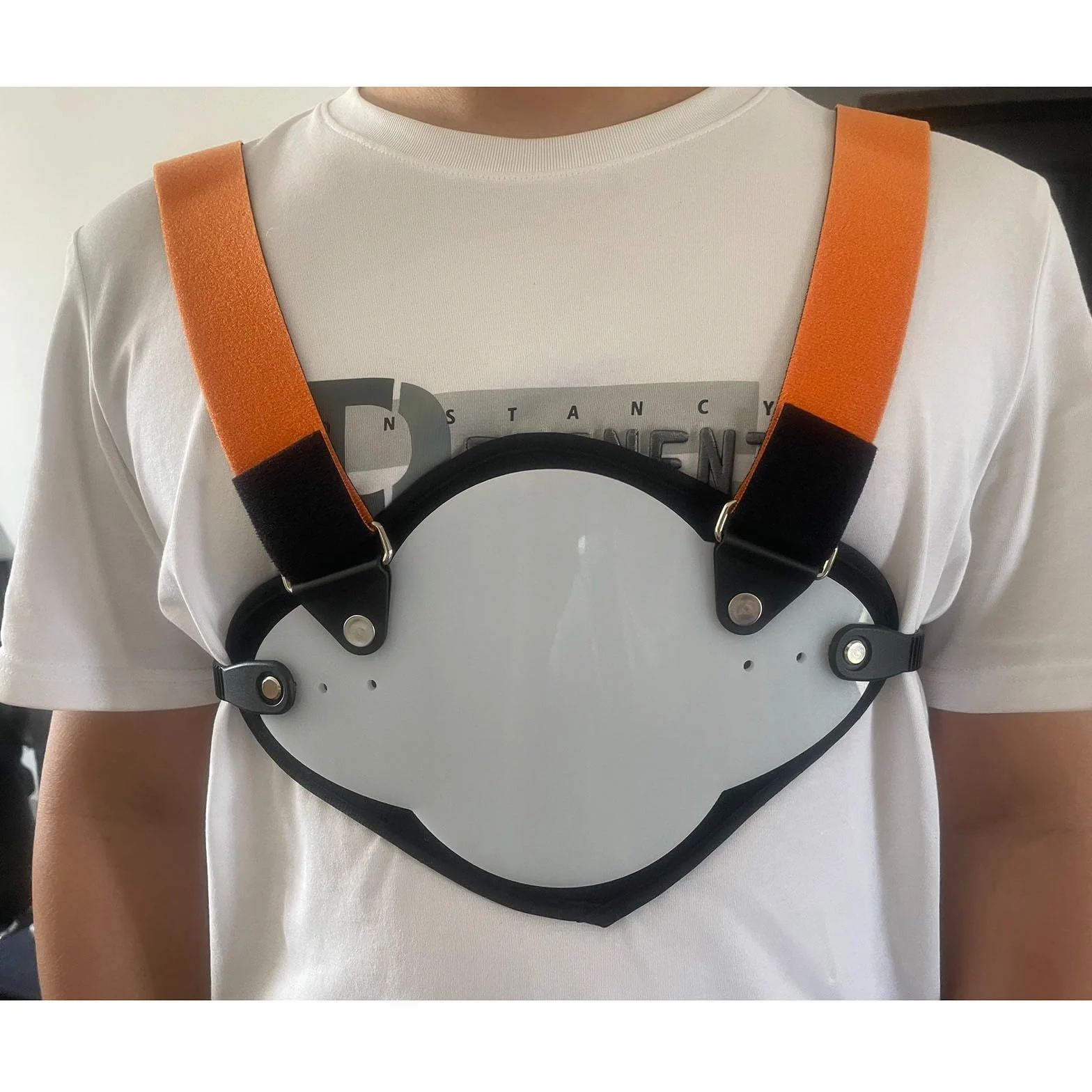 NICHOY Ortezy Pectus Carinatum dla dorosłych: uchwyt na klatkę piersiową gołębicy z regulatorem rozmiaru, szelki z żebrami koślawymi, łatwe w użyciu (regulowany model)