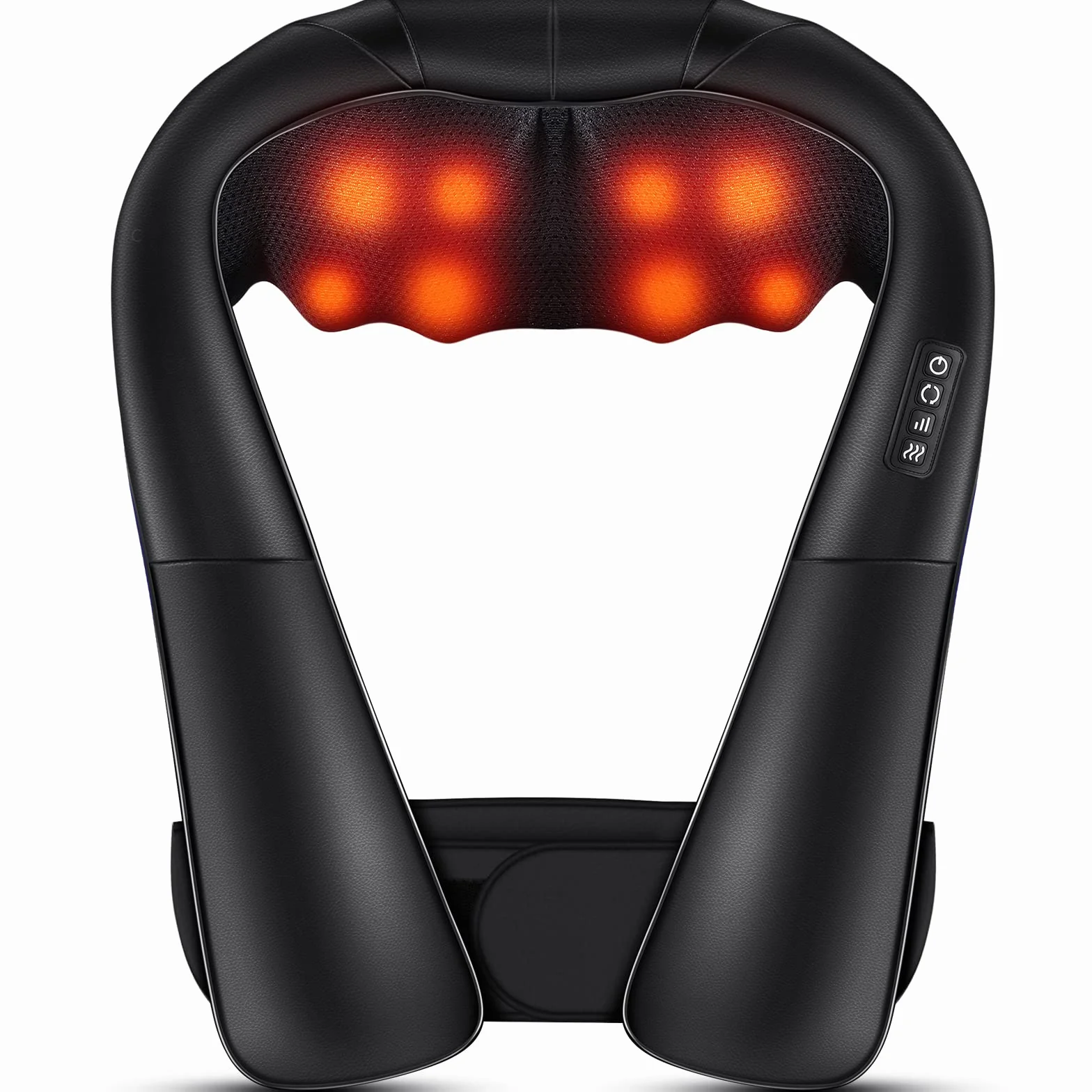 Elektryczny masażer 4D do karku Shiatsu z podgrzewaniem do samochodu
