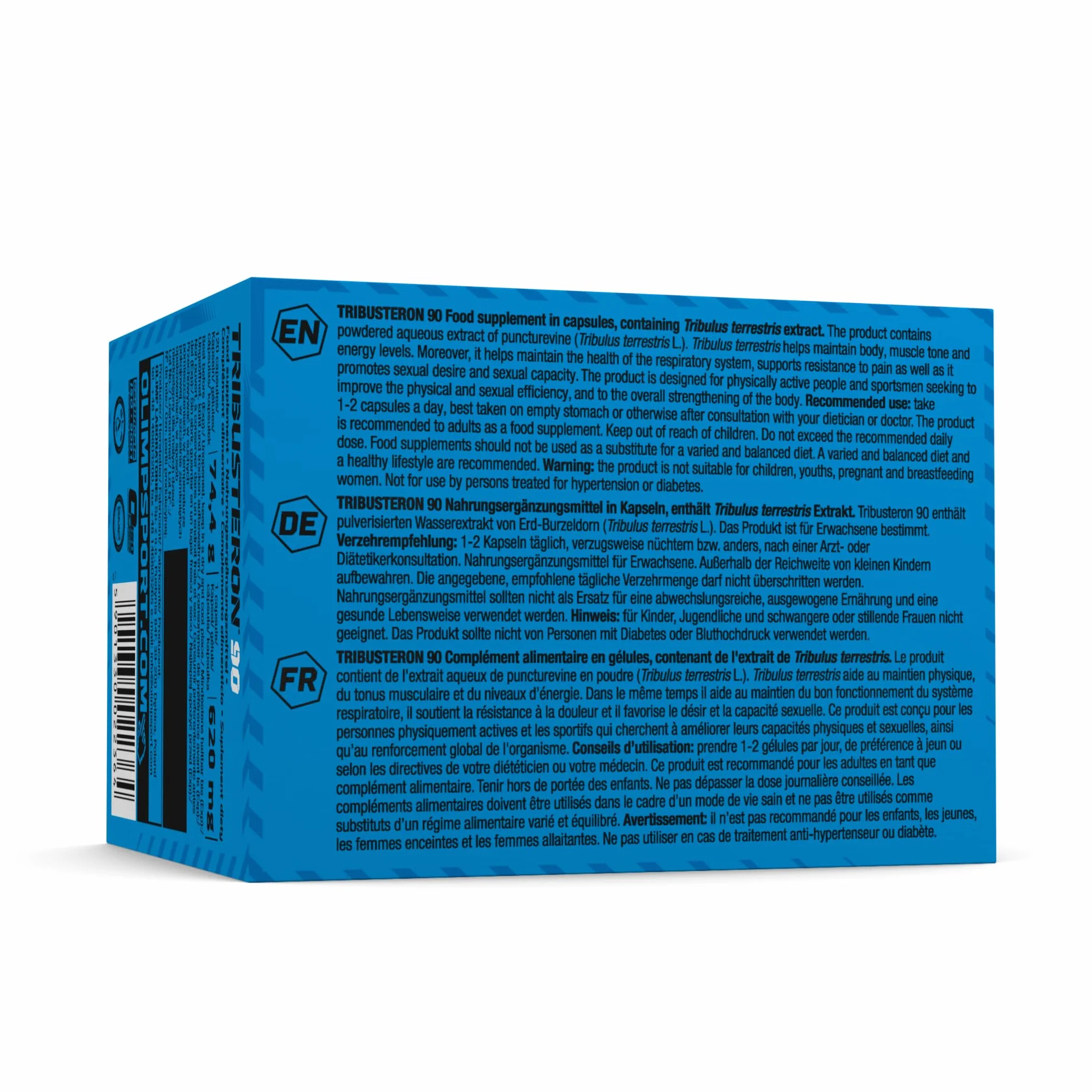 Olimp Tribusteron 90, 120 kapsułek, 1 opakowanie (1 x 74,4 g)