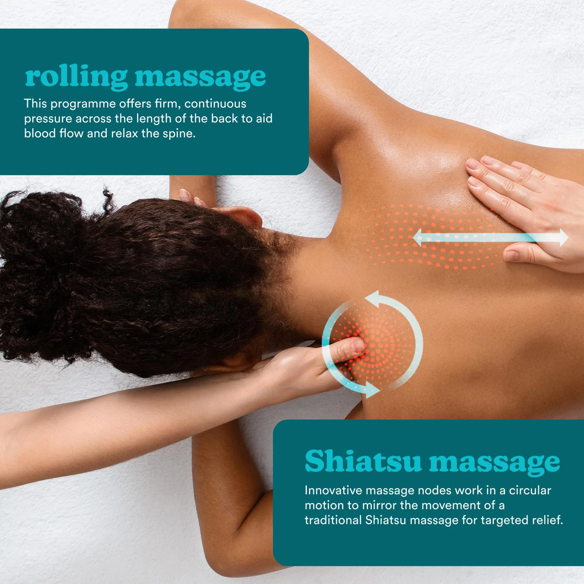 HoMedics Shiatsu Urządzenie do Masażu Karku i Ramion - Regulowane Siedzisko, Nakładka, Łagodzi Napięcia w Plecach, Funkcja Wibracji i Podgrzewania