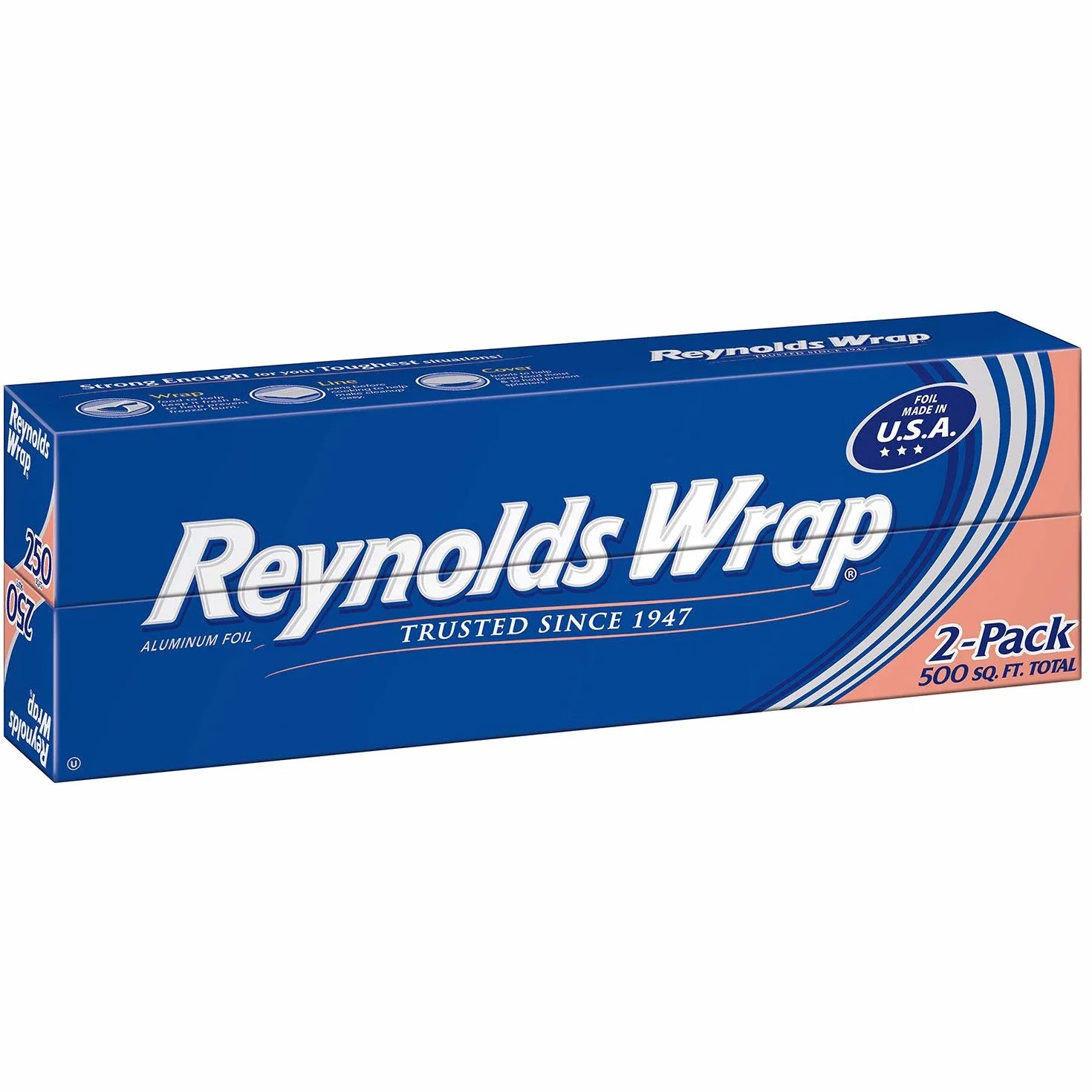 Reynolds Folia aluminiowa do owijania, 2 sztuki (opakowanie 1 szt.)