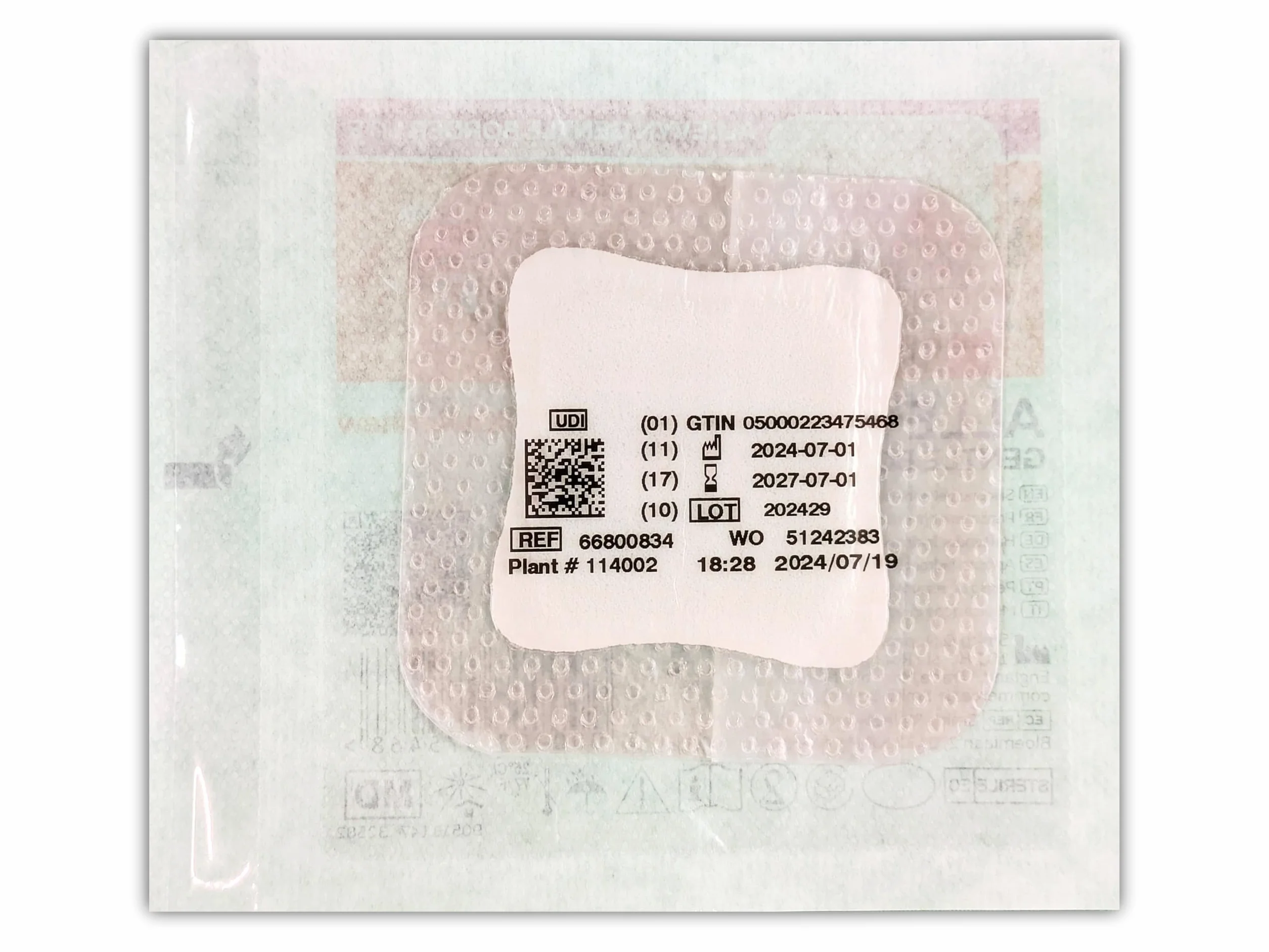 Smith & Nephew 99XX0367 Allevyn delikatny opatrunek obramowania, 7,5 cm x 7,5 cm, 10 sztuk
