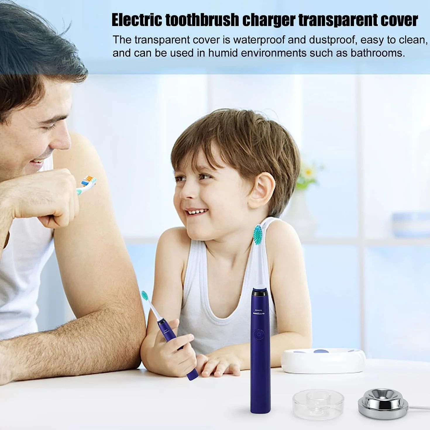 Zamienna ładowarka do elektrycznych szczoteczek do zębów, kompatybilna z Philips Sonic HX9300 HX9900, indukcyjna stacja ładująca, przenośny, wodoszczelny kabel sieciowy, przyjazny dla środowiska ABS