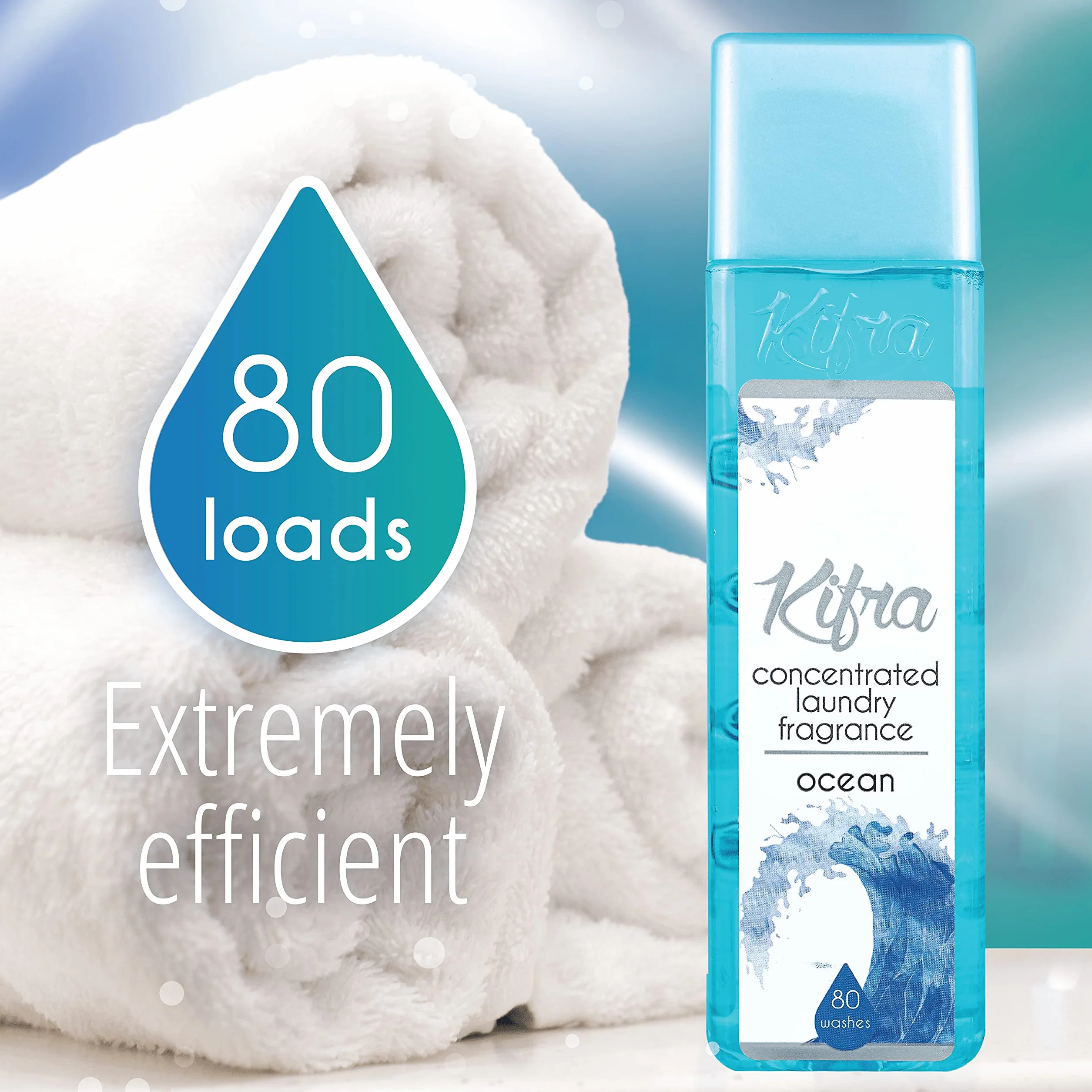 KIFRA Ocean skoncentrowane perfumy do prania 200 ml 80 cykli długotrwały zapach