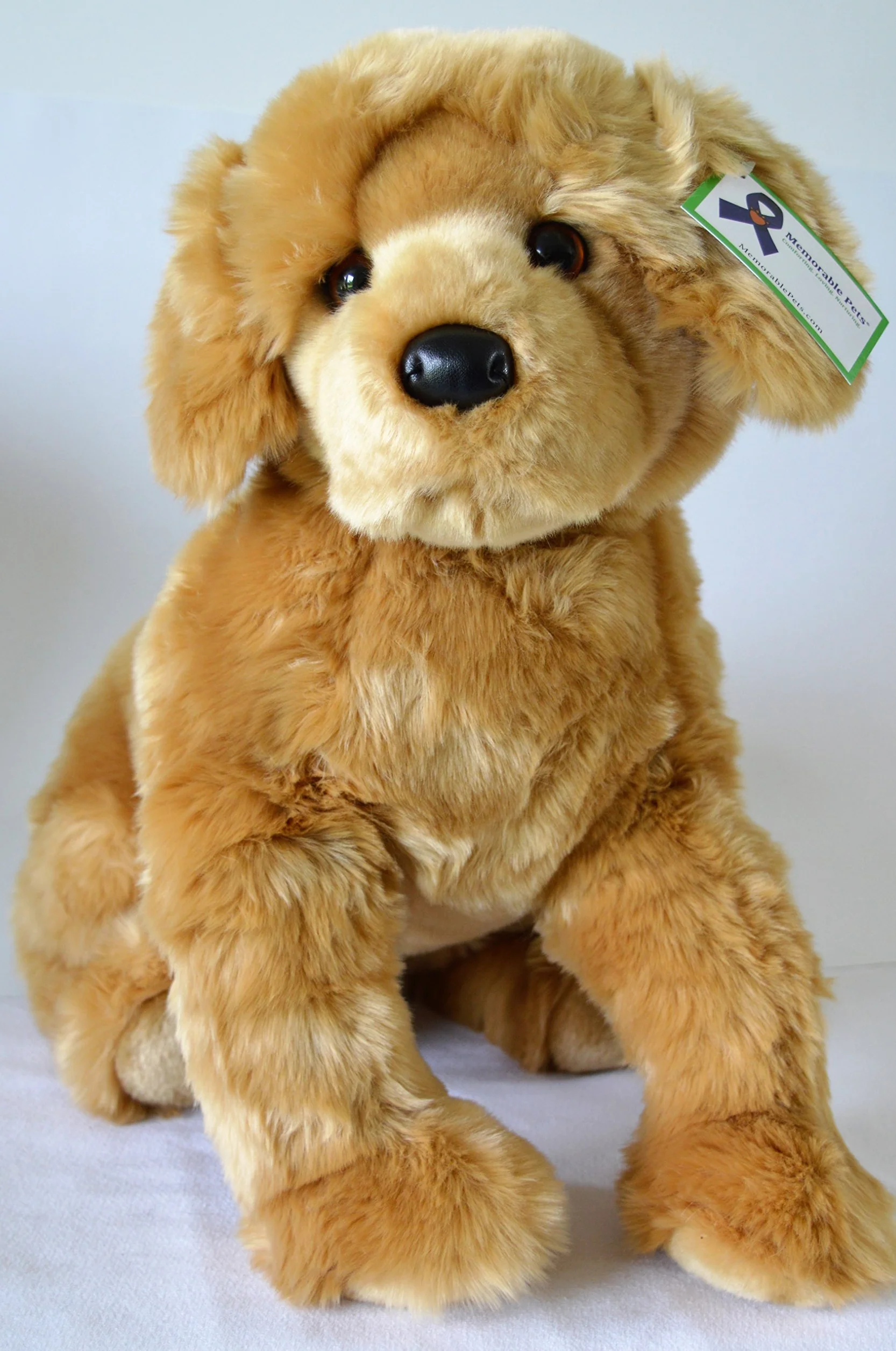 Memorable Pets Duża zabawka Golden Retriever - pluszak terapeutyczny dla osób z utratą pamięci z powodu starzenia się i opiekunów