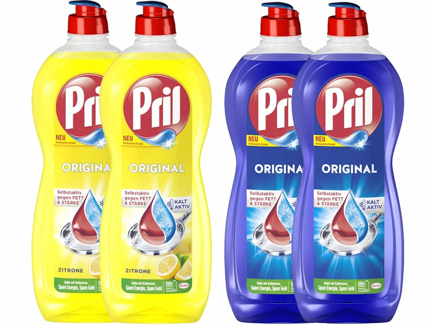 PRIL Oryginalny zestaw detergentów do mycia naczyń 2 x 675 ml