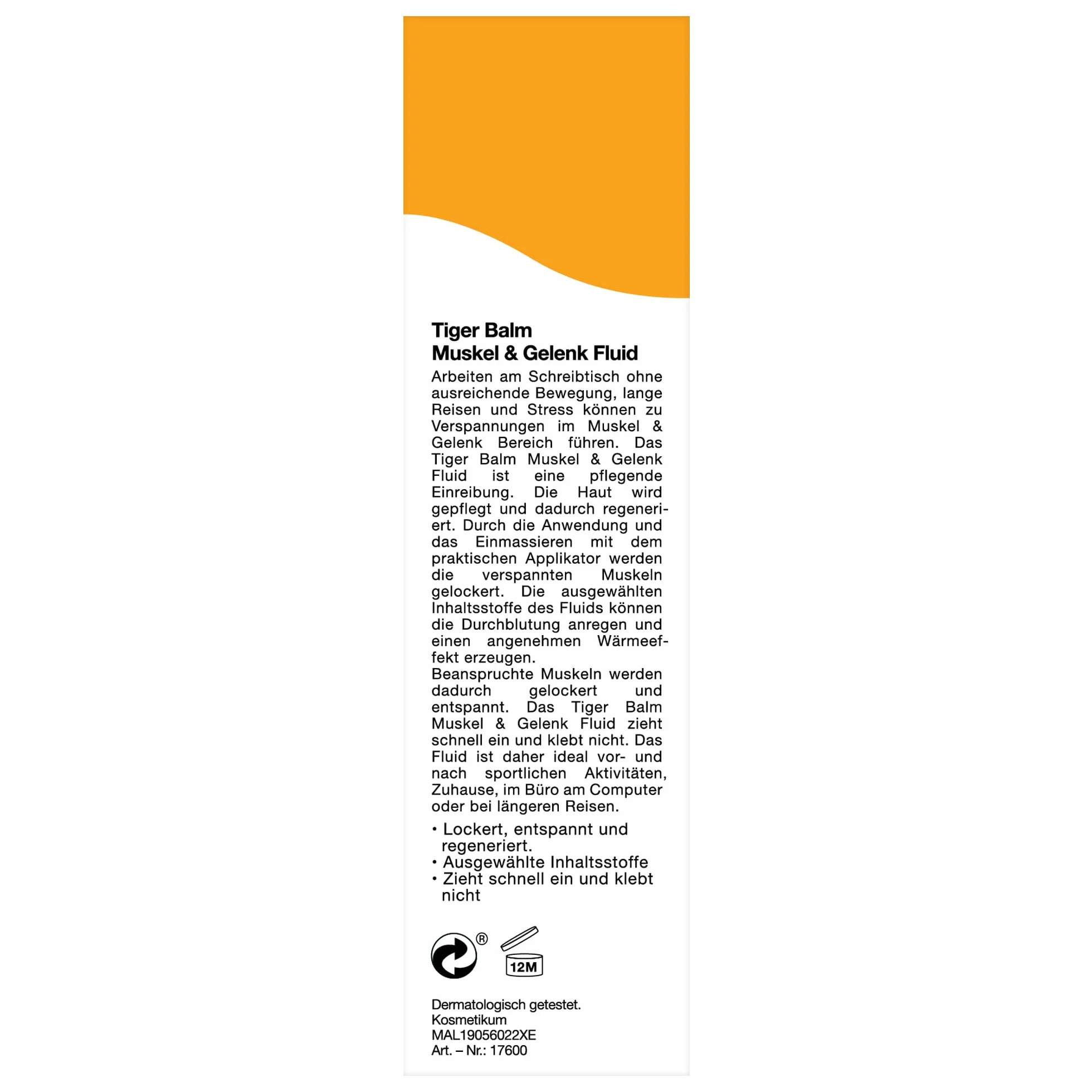 Tiger Balm Muskel & Gelenk Fluid, 90 ml Rozwiązanie