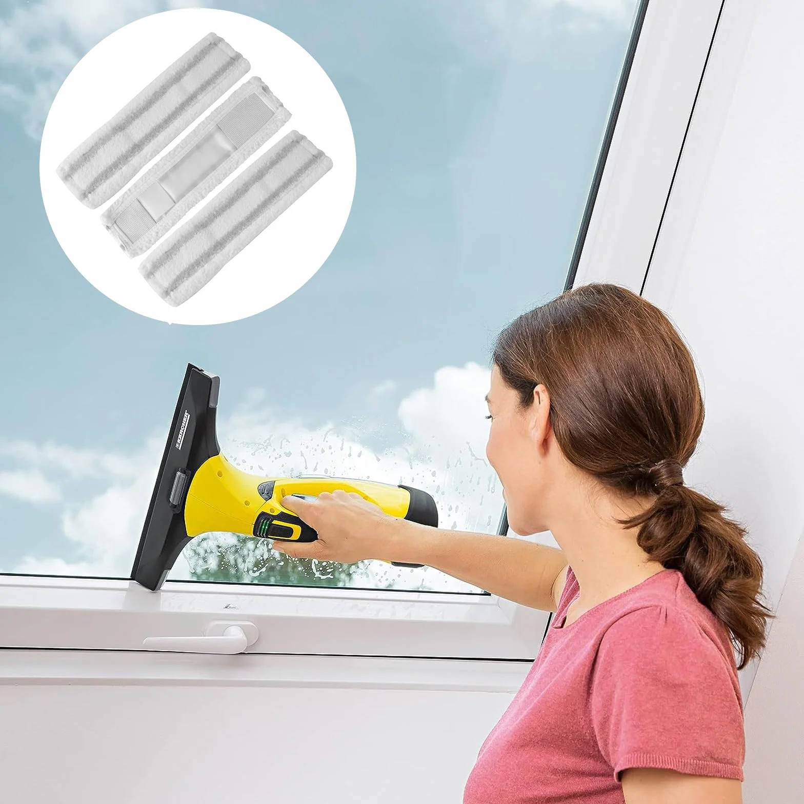 Karcher podkładki do czyszczenia szyb z mikrofibry WV1 WV50 WV75