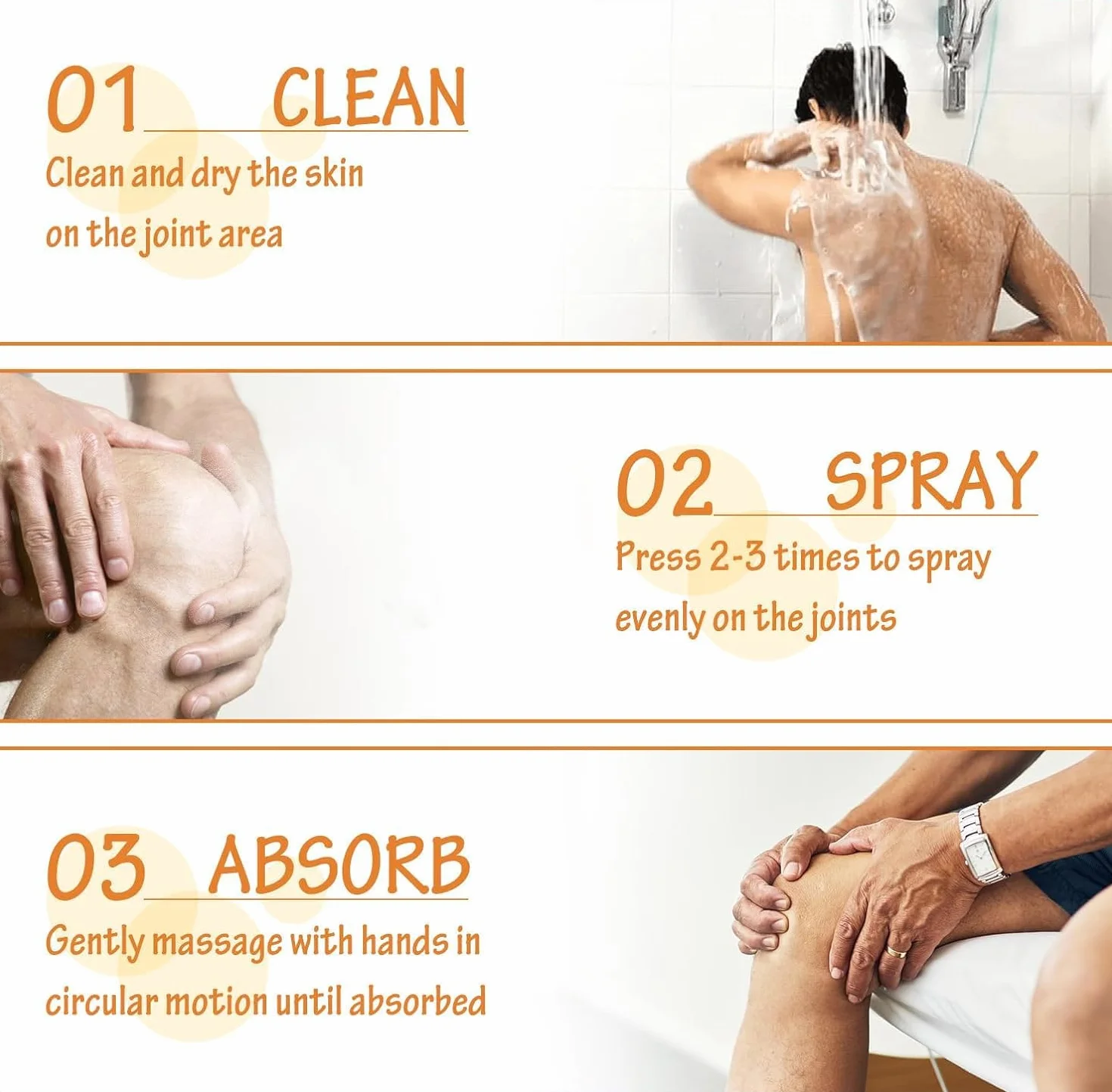 Cvreoz Spray leczniczy z jadem pszczelim i bólem kości, Nowozelandzki spray z jadem pszczelim na stawy i kości na szyję, kolano, ramię, talię, nogę (3pcs)