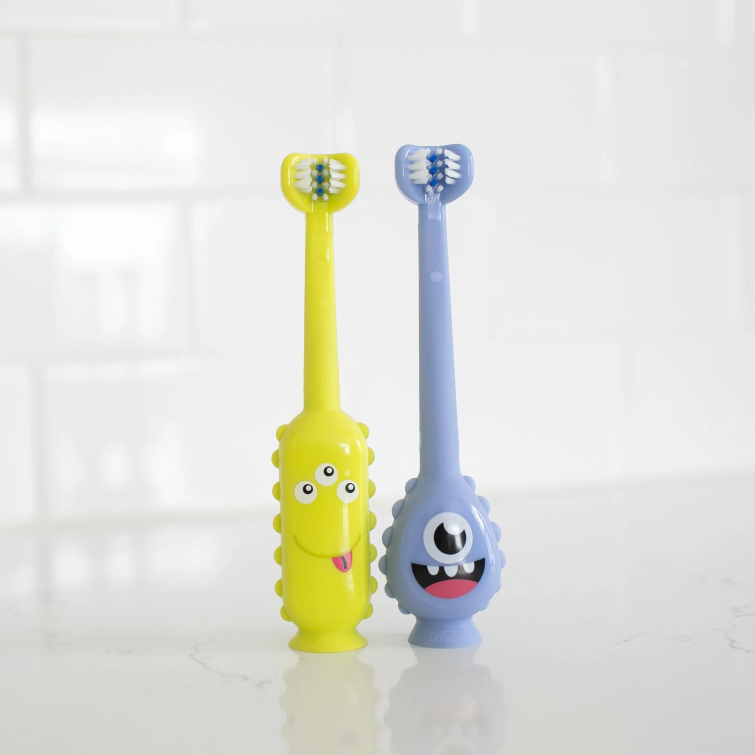 Dr Brown's ToothScrubber Toddler Monster Green