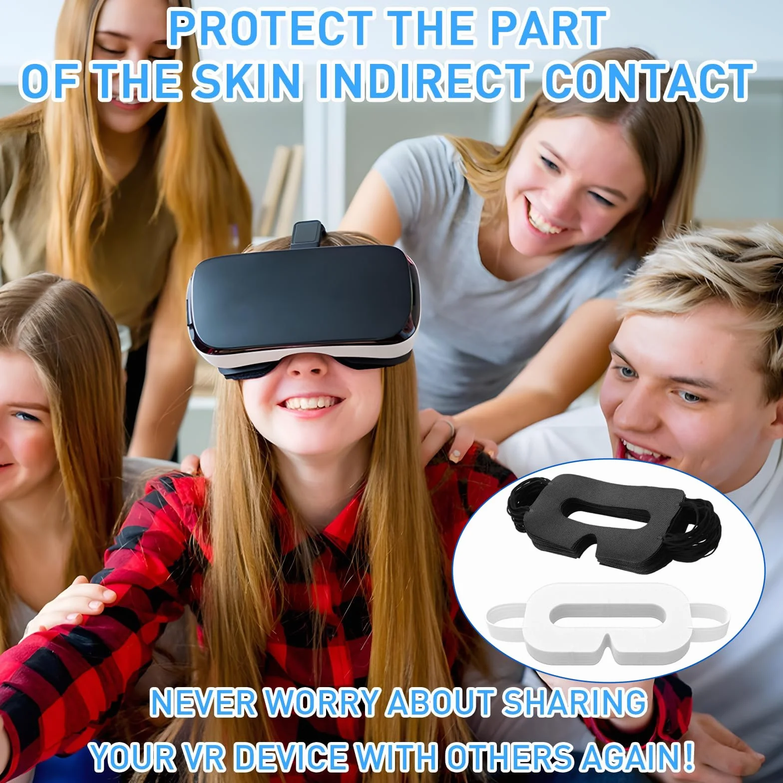 Jednorazowe maski na twarz do HTC Vive Pro i urządzeń VR