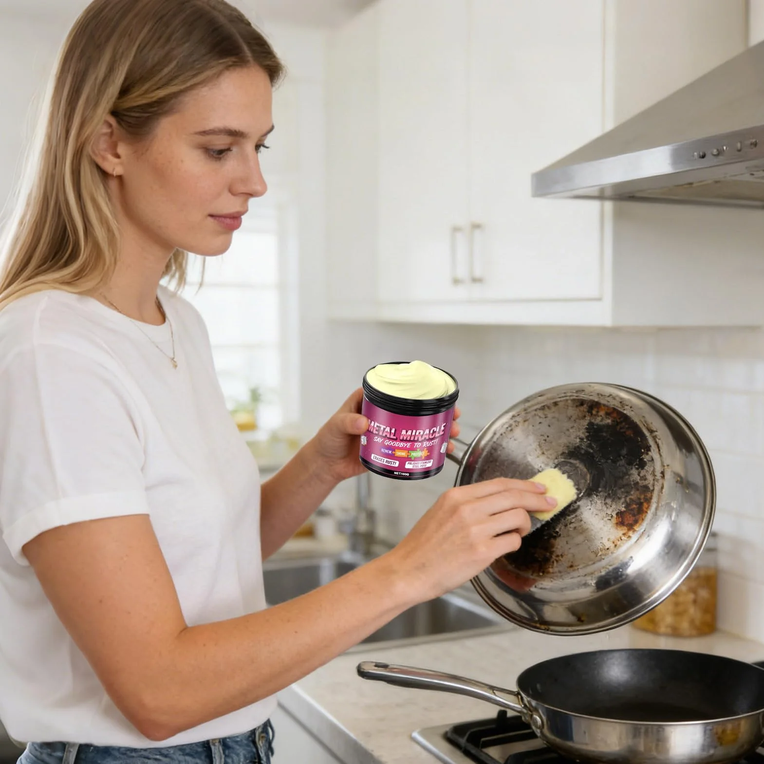 Pasta do czyszczenia metali 150g do mosiądzu miedzi aluminium