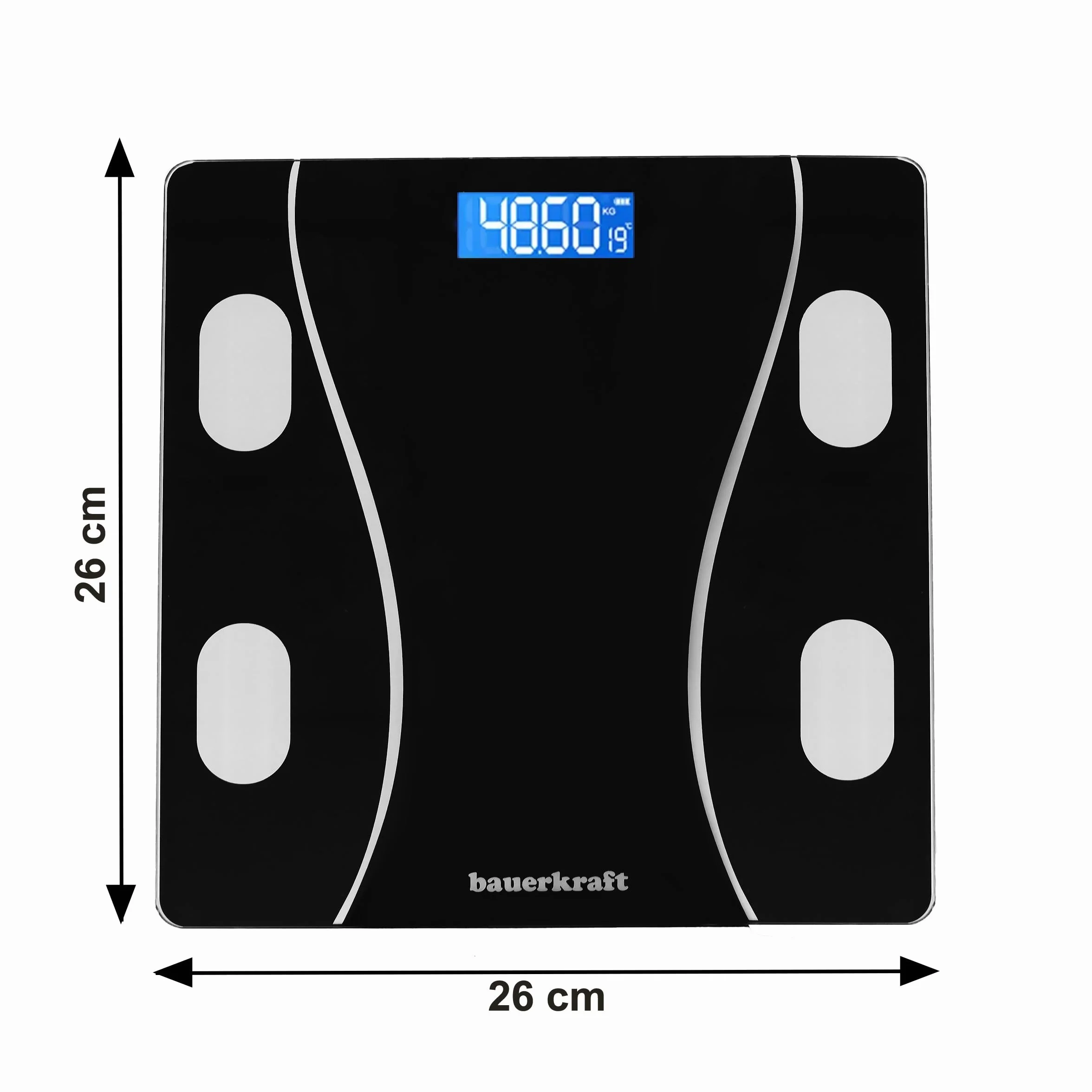 Waga łazienkowa analityczna smart do 180 kg