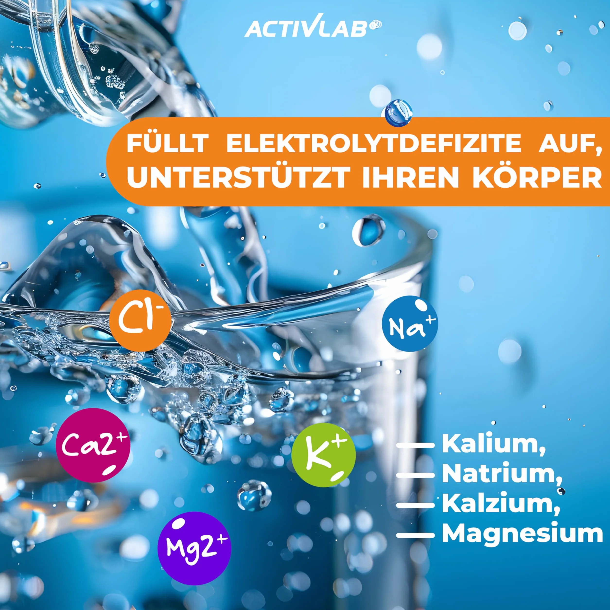 Acitlvab Iso Active – Napój Izotoniczny w Proszku – Kompleks Węglowodanów z Witaminami i Minerałami – Uzupełnienie Elektrolitów – Wapń Magnez (Wiśnia, 630g)