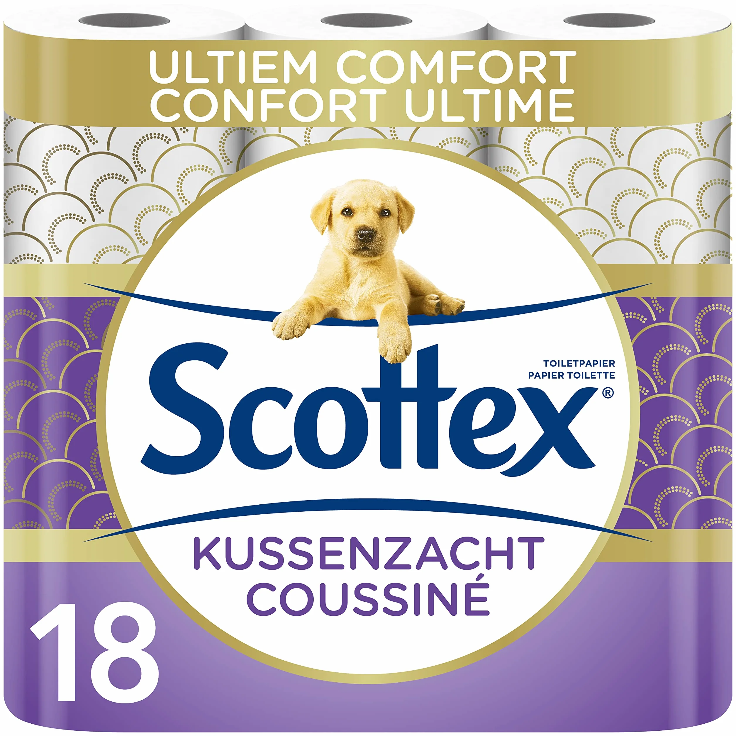 Scottex Biały papier toaletowy 18 rolek (1x18r)
