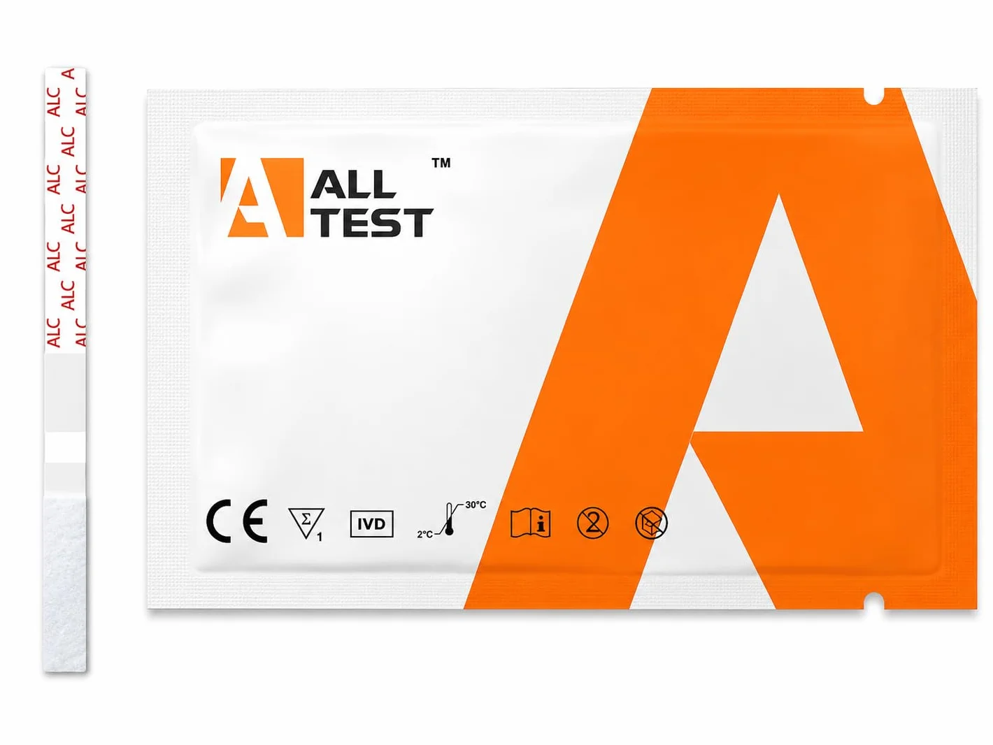 Alltest Testy Alkoholu w Ślinie Paski Testowe Detektor Alkoholu