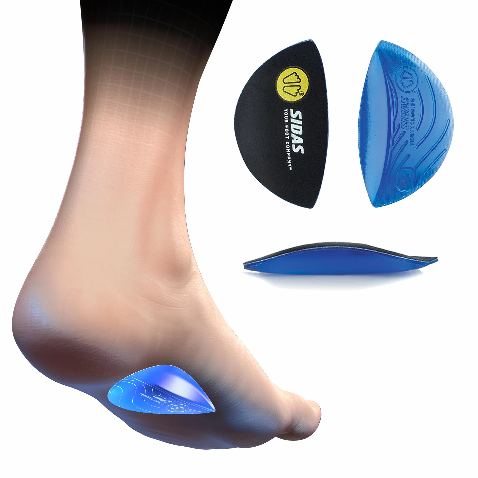 Sidas Gel Arch Support Washable Reusable