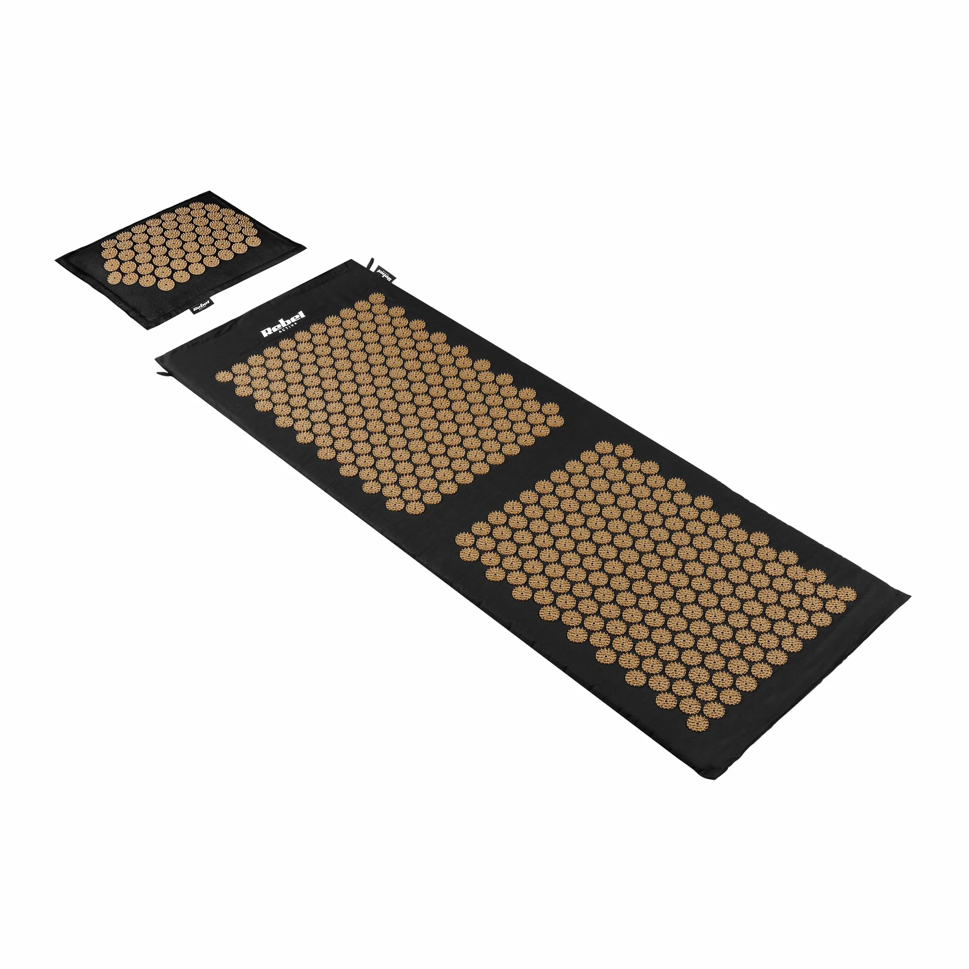 Rebel Electro Mata Zdrowotna ECO do Akupresury z Kolcami Zestaw z Poduszką 130x50cm RBA-6013-GL