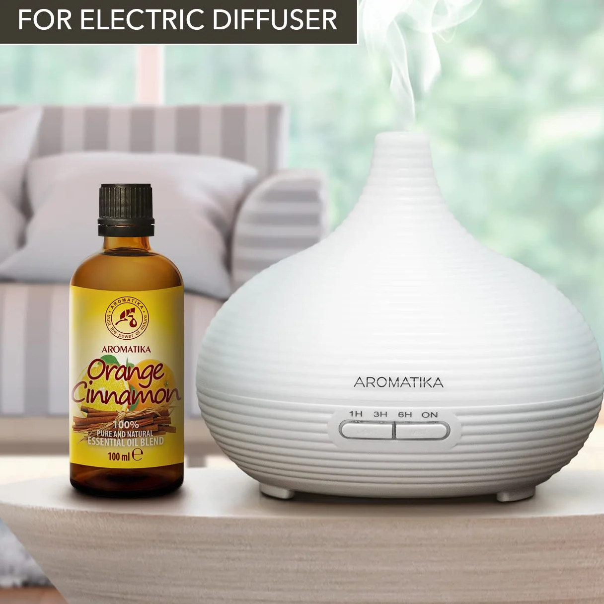 Mieszanka zapachowa pomarańcza i cynamon 100 ml – mieszanka eteryczna – olejki eteryczne do dyfuzorów i lamp zapachowych – olejki zapachowe na Boże Narodzenie