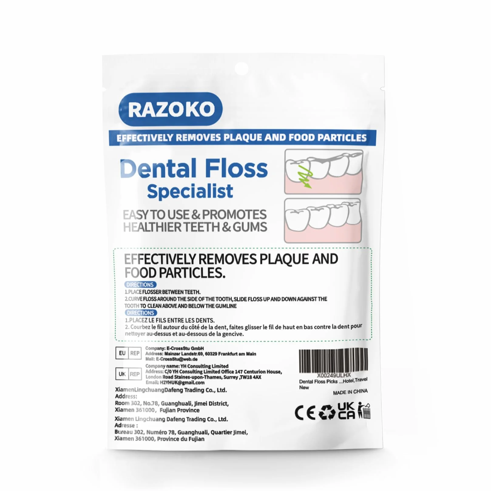 Razoko Specialist Wykałaczki Dentystyczne, 500 szt.