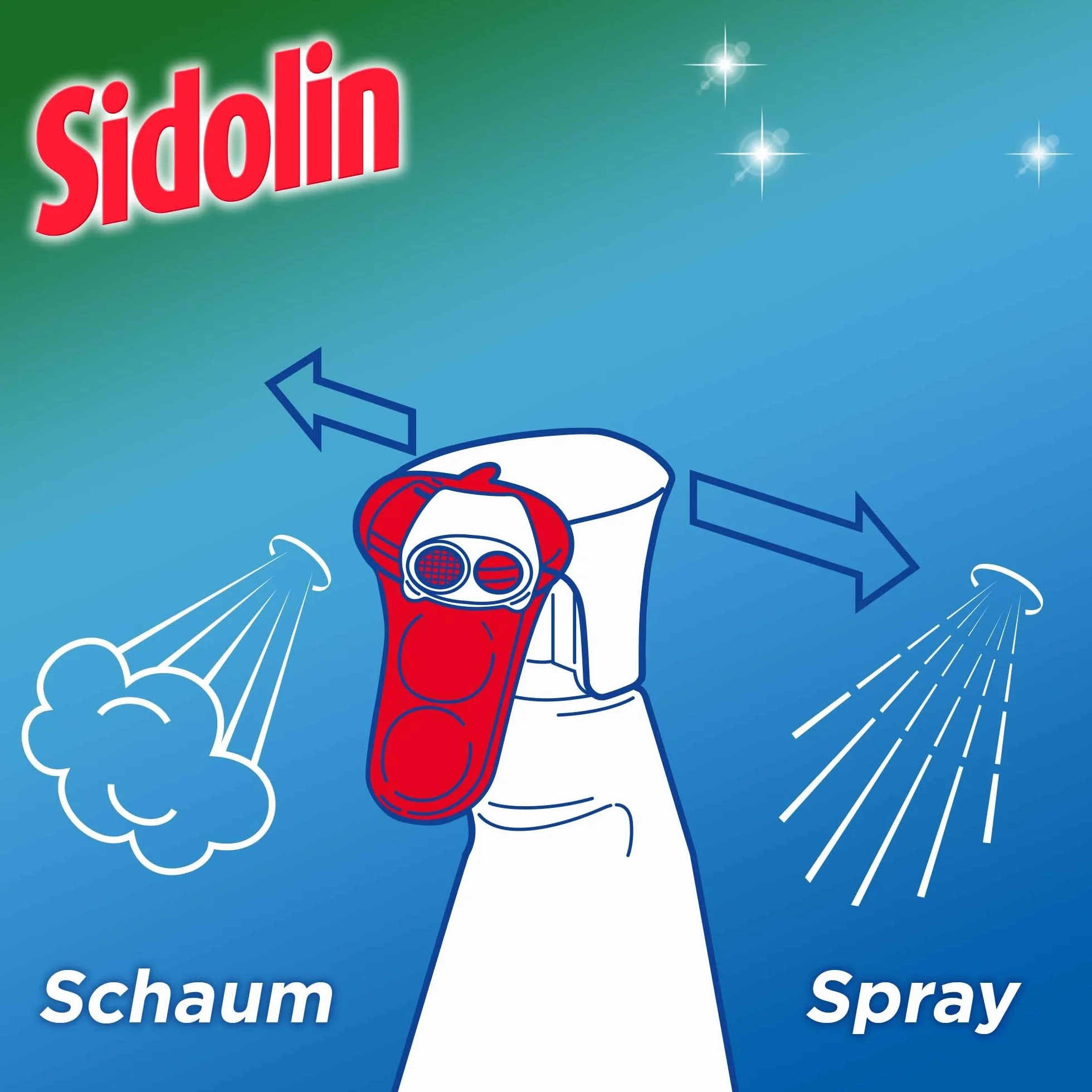 Sidolin Cristal płyn do czyszczenia szkła 500 ml butelka z rozpylaczem
