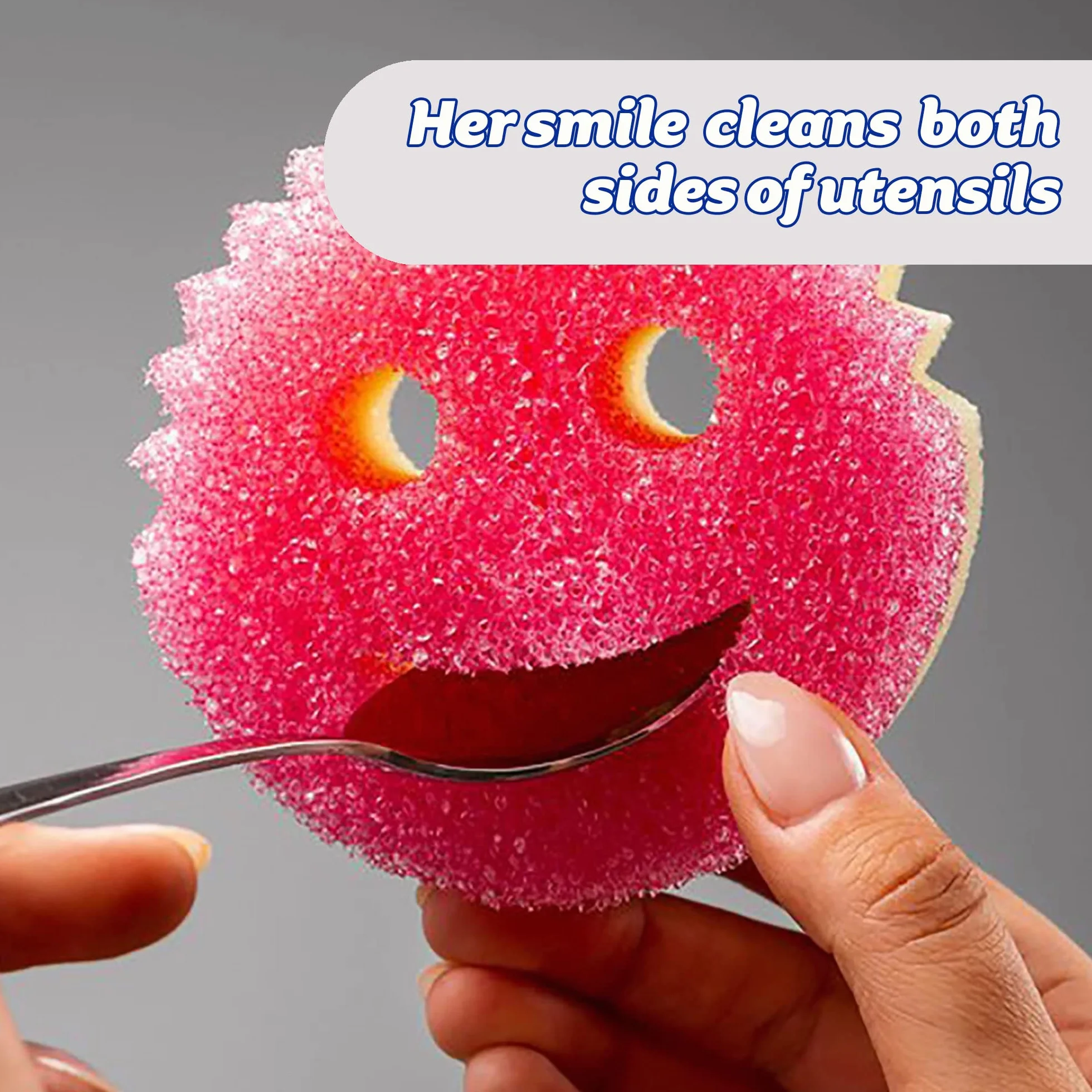 Scrub Daddy Scrub Mommy Gąbki do Czyszczenia Różowy 2 sztuki