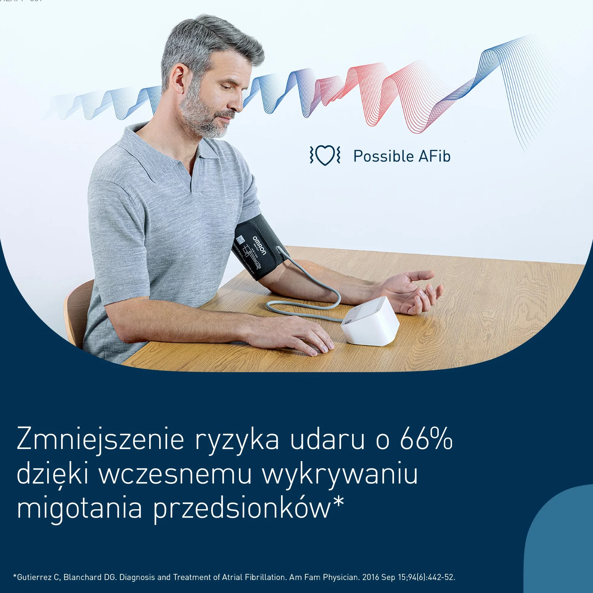 OMRON X3 Comfort AFib Ciśnieniomierz Naramienny, Zatwierdzone Klinicznie Urządzenie Mierzące Ciśnienie Krwi z Mankietem Intelli Wrap (22-42 cm), Precyzyjny Aparat do Mierzenia Ciśnienia