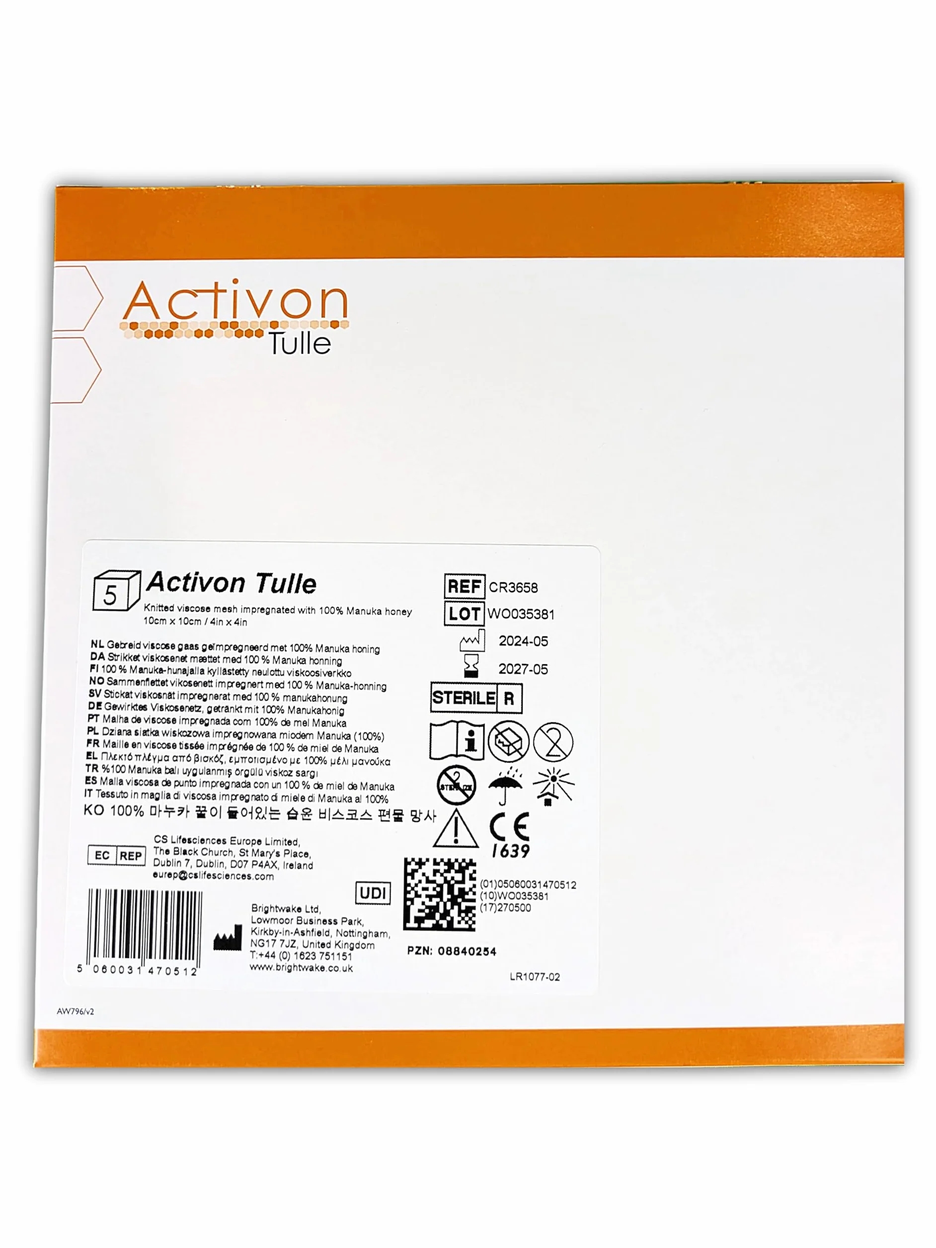 Activon Manuka Tuletka Gaze 10x10 cm - 5 sztuk