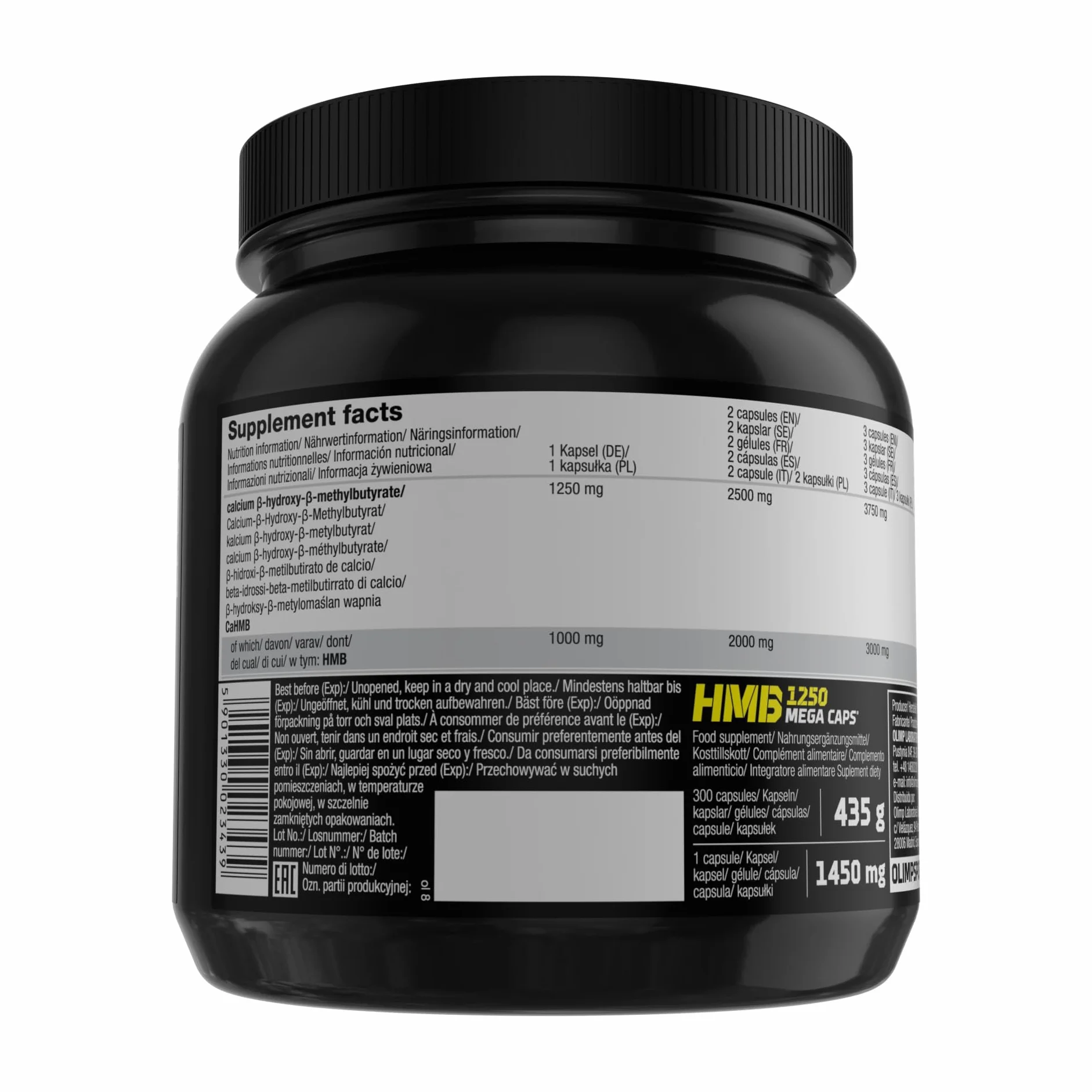 Olimp HMB 1250 Mega Caps 300 Kapsułek