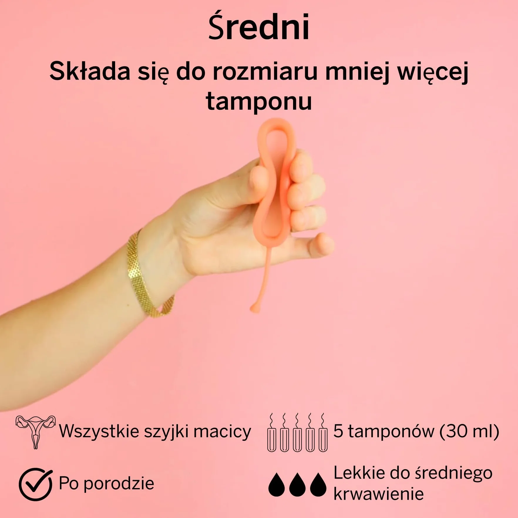 Pixie dysk menstruacyjny 100% silikon medyczny wielokrotnego użytku pojemność 7 tamponów M