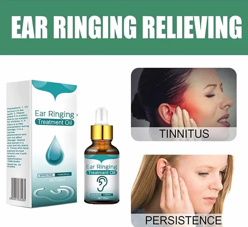 Japanese Ear Ringing Treatment Oil, Ear Remedy Drops, 10ml Organic Ear Oil for Relieves Ear Aches, Noises, Itchy