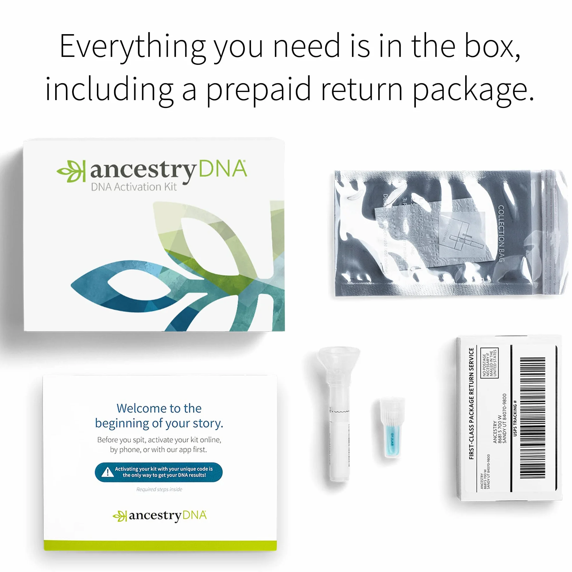 AncestryDNA: Genetyczny test etniczny, zestaw testów