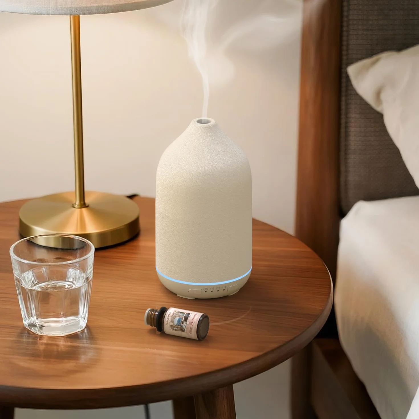SALKING Dyfuzor zapachowy Ceramiczny Ultradźwiękowy Bez BPA 200 ml biały