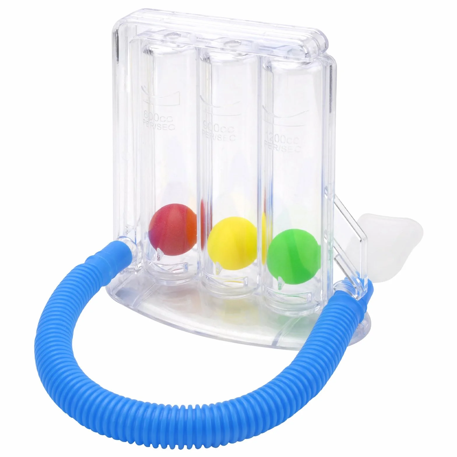 VOSSOT 3-komorowy system trenażer oddechowy, trener płuc, aparat do ćwiczeń płuc i terapii mowy, trener oddechowy do terapii logopedii, terapii zajęciowej, treningu płuc, treningu oddechowego