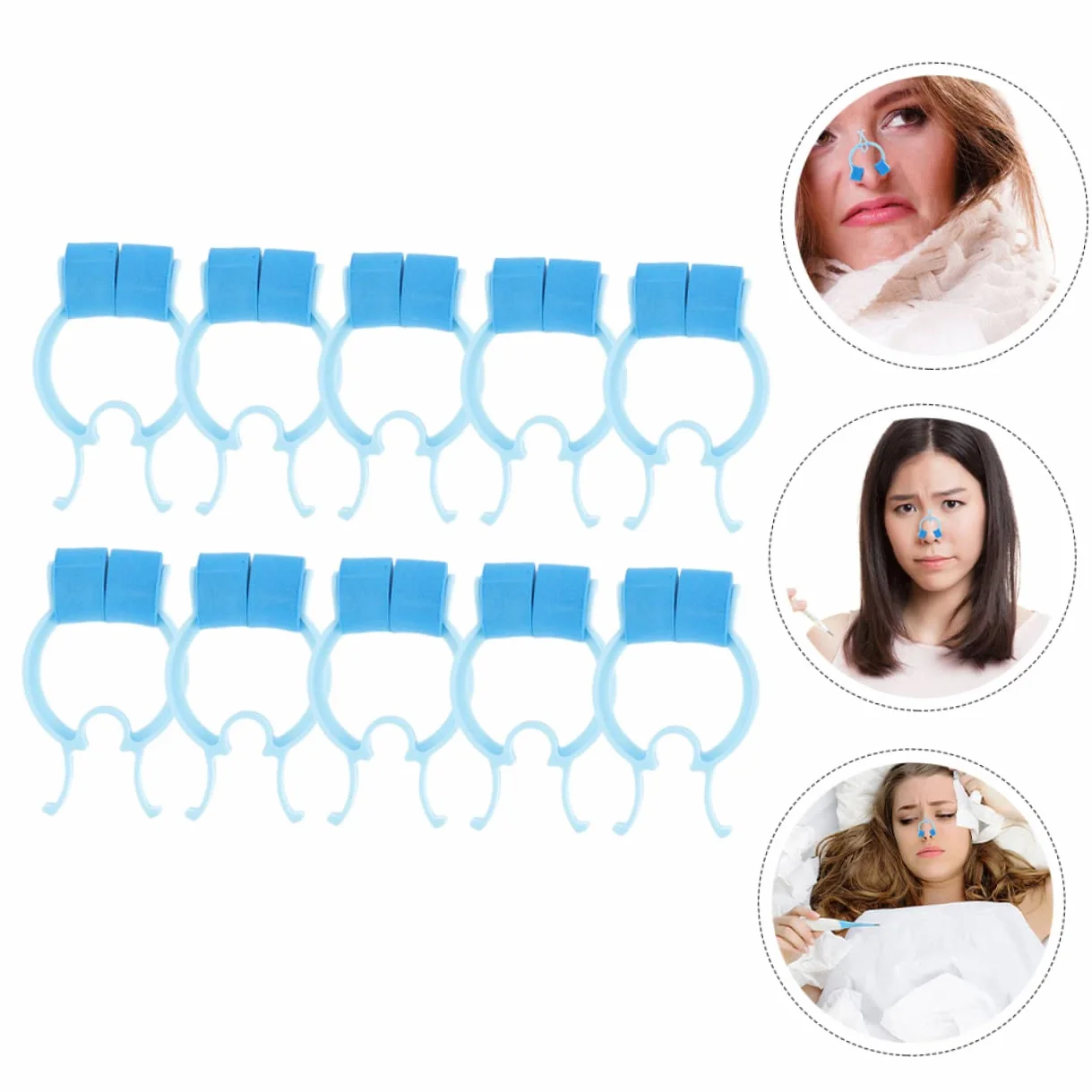 KOMBIUDA 64kawałki Sztuk Przenośnych Klipsów Do Nosa Zatrzymywanie Krwawienia Łatwe Użyciu Wygodne i Bezpieczne Dla Różnych Typów Nosa Do Codziennego Użytku