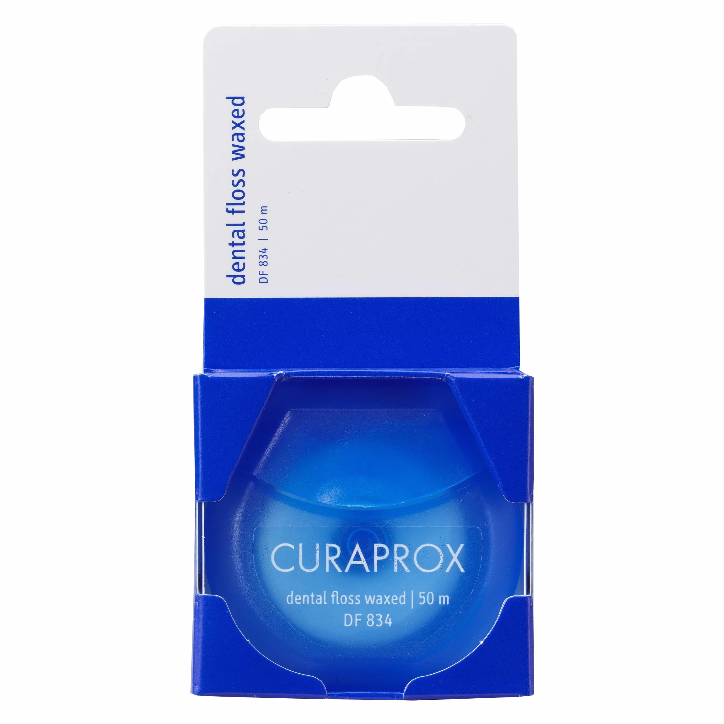 Curaprox DF 834 Nić Dentystyczna woskowana 50 m miętowy smak