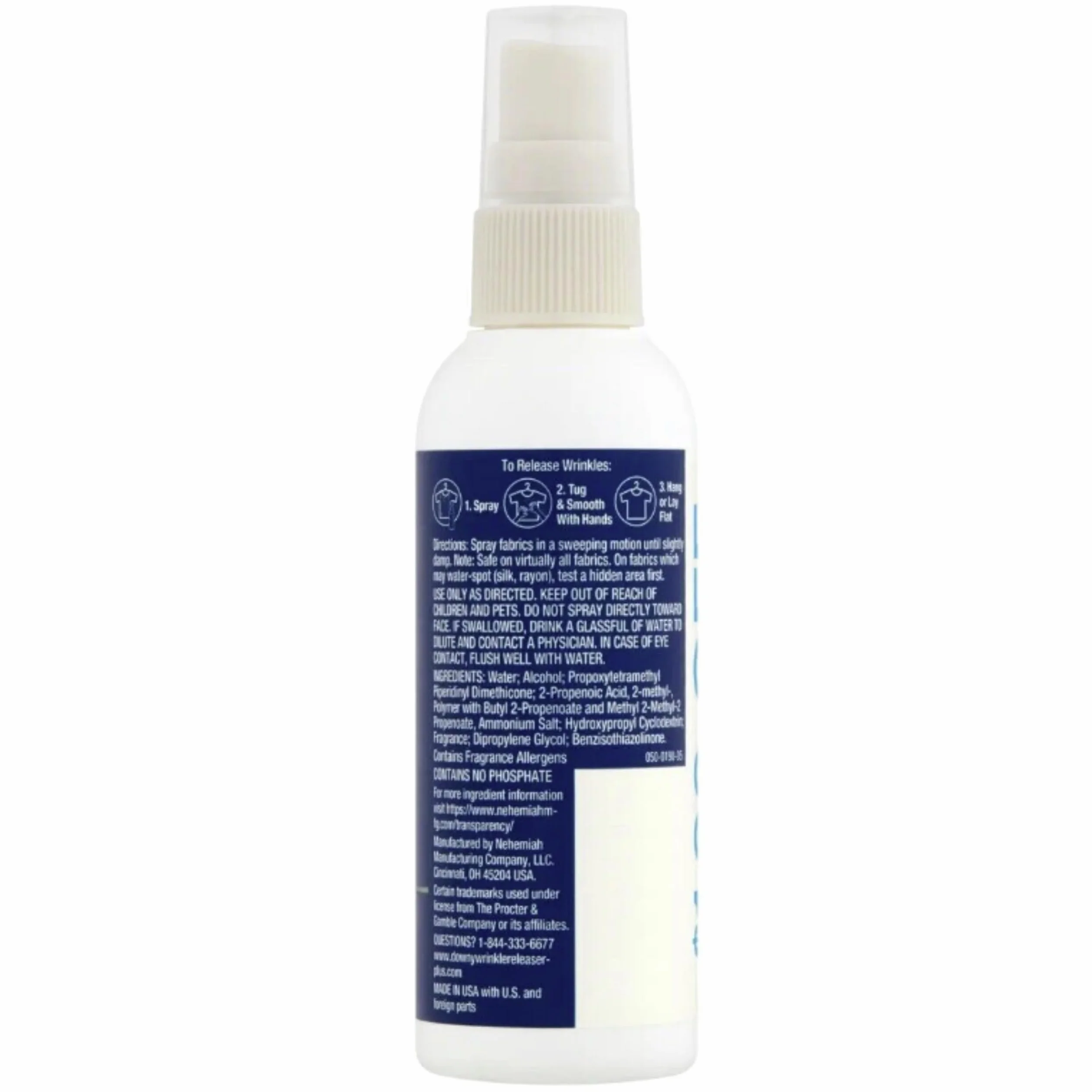 Downy Wrinkle Releaser, Travel Size Light Fresh Scent 3 fl oz (90 ml) by Downy