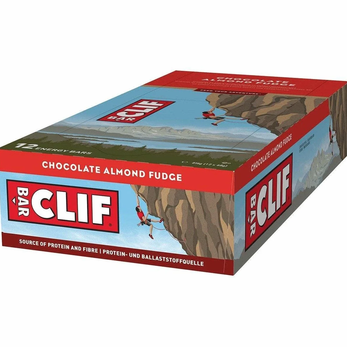 CLIF Bar Chocolate Almond Fudge, 12x68g
