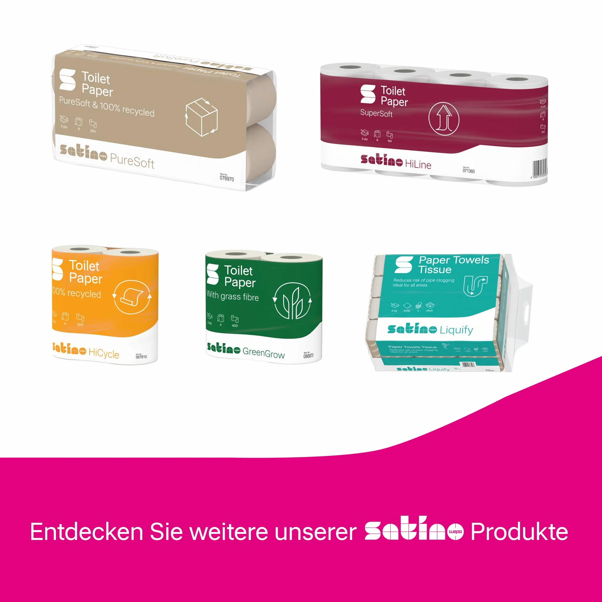 WEPA liquify papier toaletowy samozpuszczalny 16 rolek 250 arkuszy 2-warstwowy