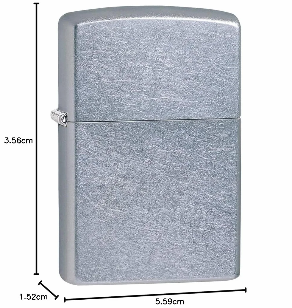 Zippo Zapalniczka Sztormowa Street Chrome Base Model Wiatroodporna Wyprodukowano w USA